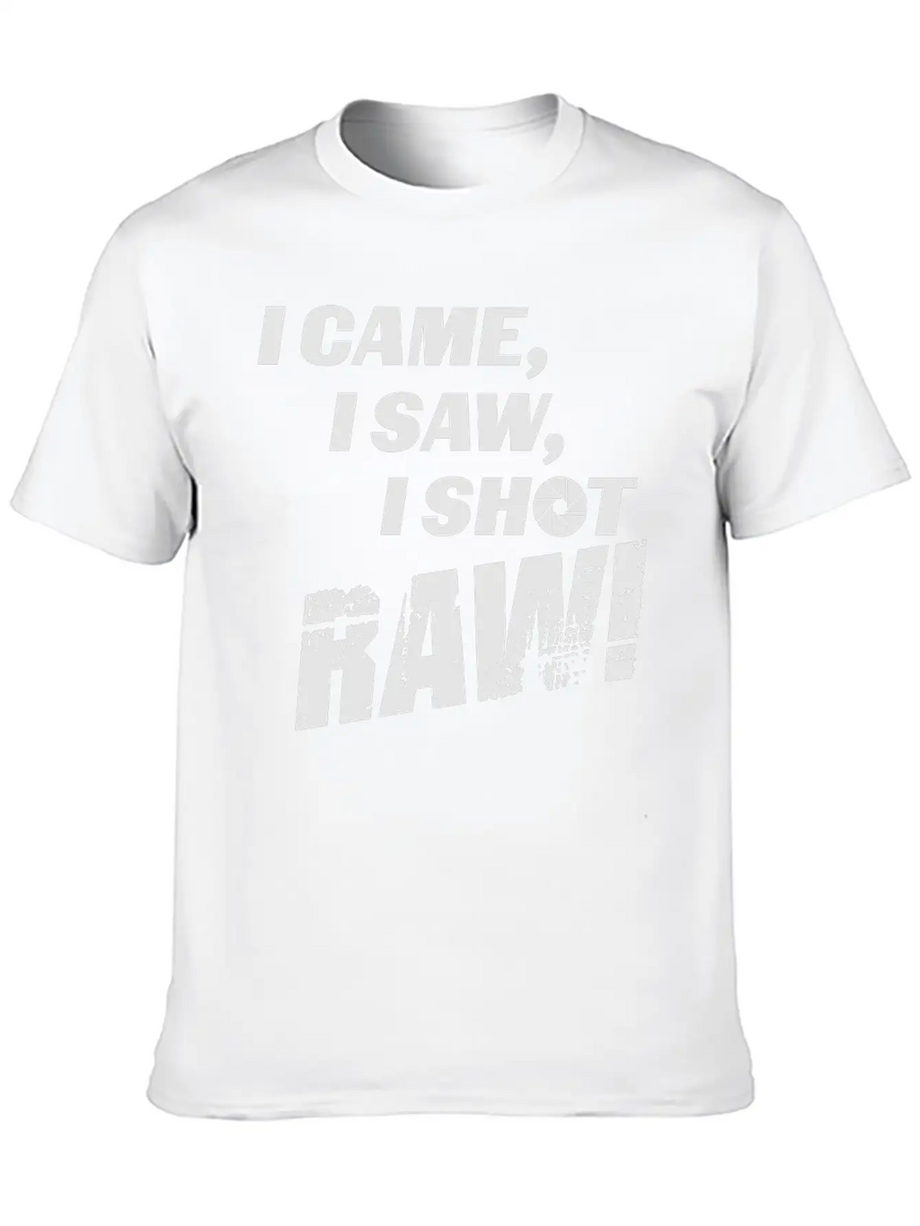 I Came, I Saw, I Shot Raw Essential Cotton Tee For Daily Outfits – Unisex Style