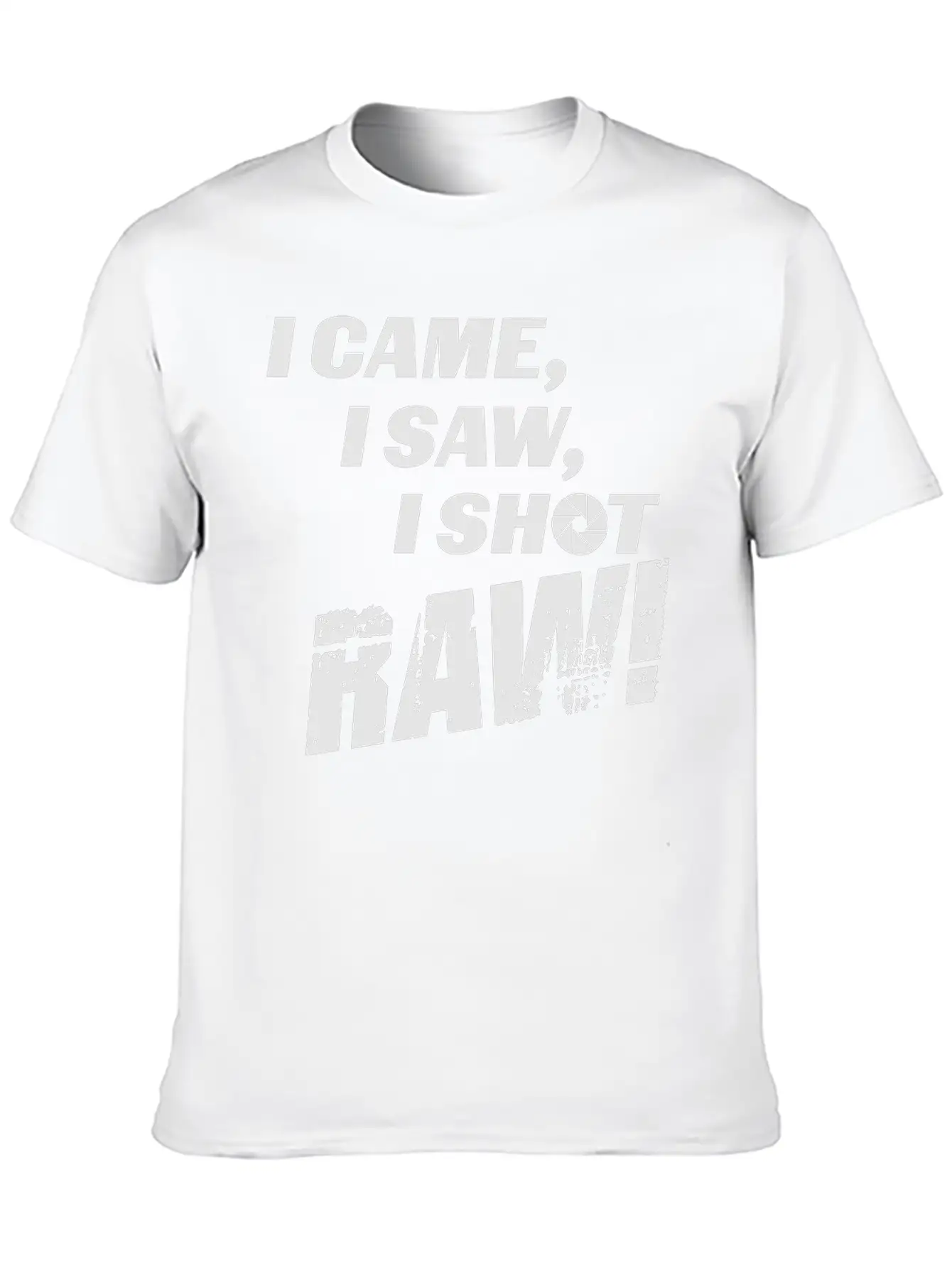 I Came, I Saw, I Shot Raw Essential Cotton Tee For Daily Outfits – Unisex Style