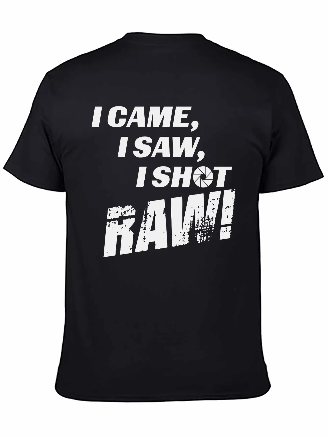 I Came, I Saw, I Shot Raw Essential Cotton Tee For Daily Outfits – Unisex Style