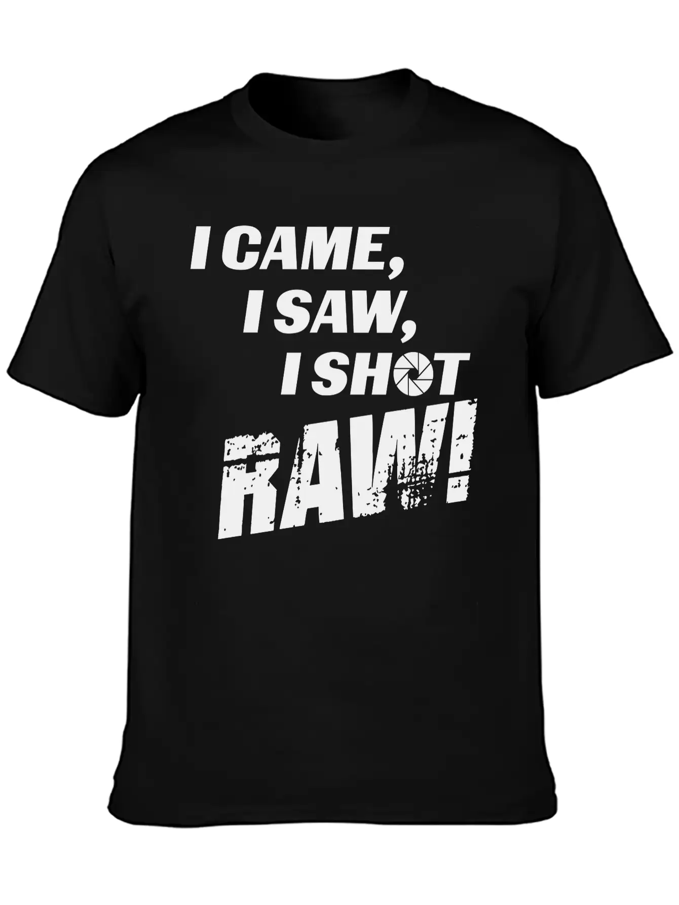 I Came, I Saw, I Shot Raw Essential Cotton Tee For Daily Outfits – Unisex Style