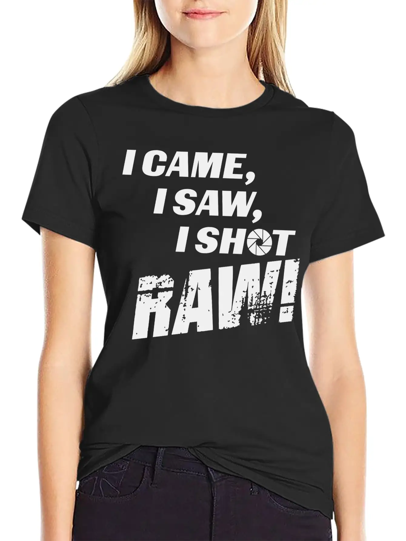 I Came, I Saw, I Shot Raw Essential Cotton Tee For Daily Outfits – Unisex Style