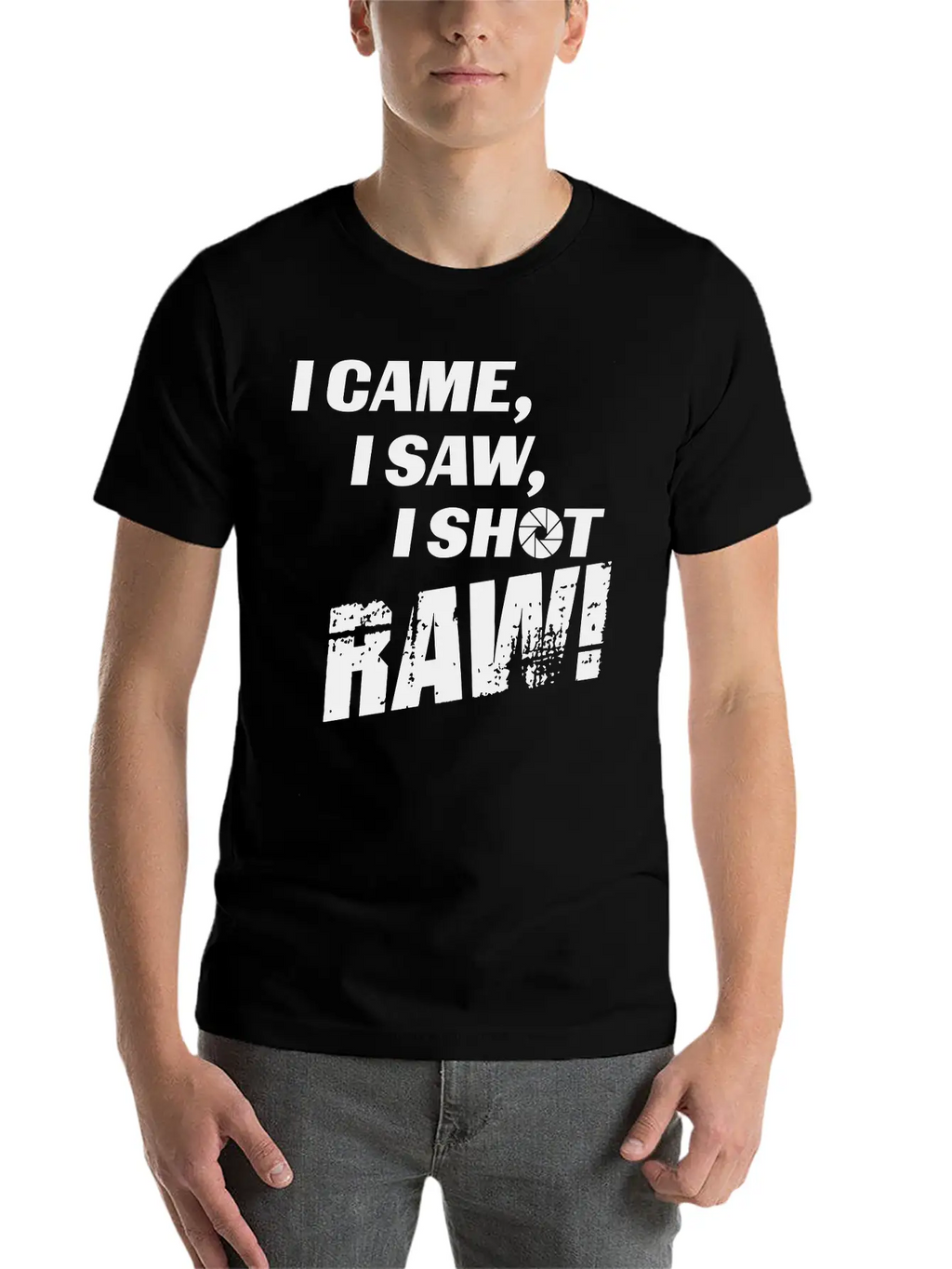 I Came, I Saw, I Shot Raw Essential Cotton Tee For Daily Outfits – Unisex Style