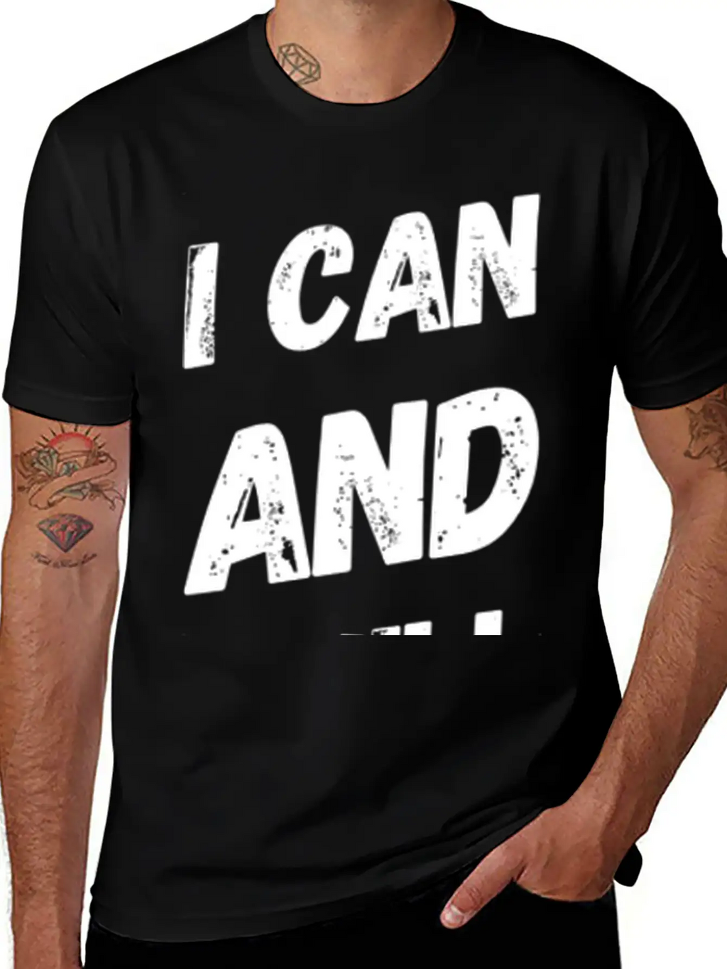 I Can And I Will Watch Me Motivation Quote Classic Cotton Tee – Unisex Comfort For Any Season