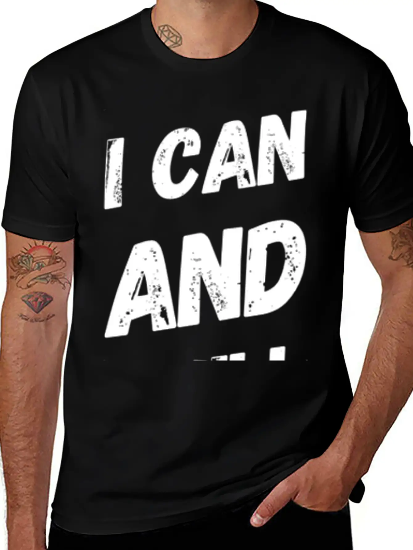 I Can And I Will Watch Me Motivation Quote Classic Cotton Tee – Unisex Comfort For Any Season