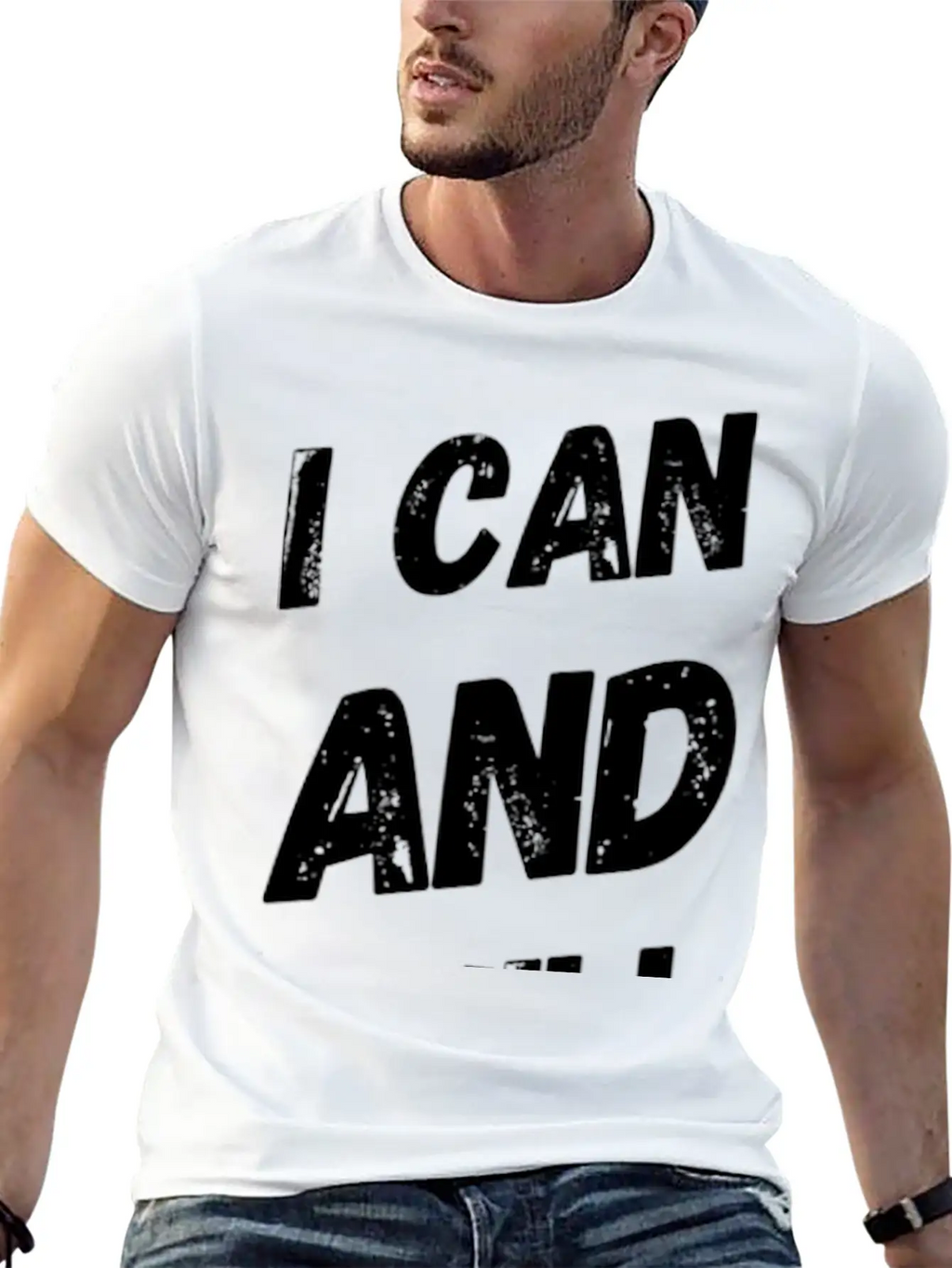 I Can And I Will Watch Me Motivation Quote Classic Cotton Tee – Unisex Comfort For Any Season