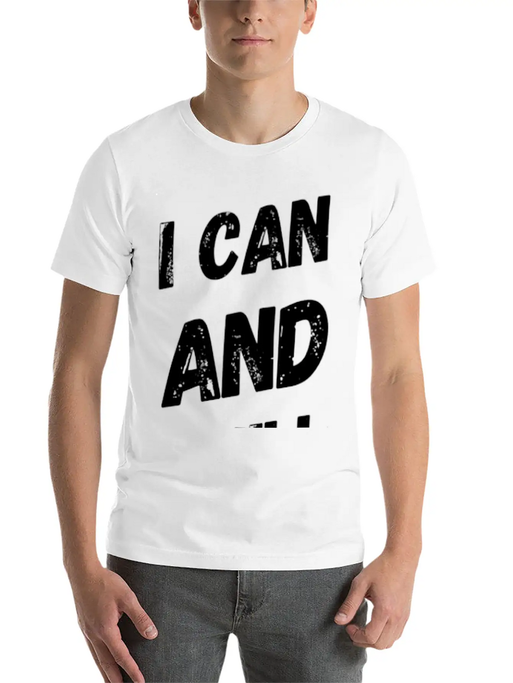 I Can And I Will Watch Me Motivation Quote Classic Cotton Tee – Unisex Comfort For Any Season