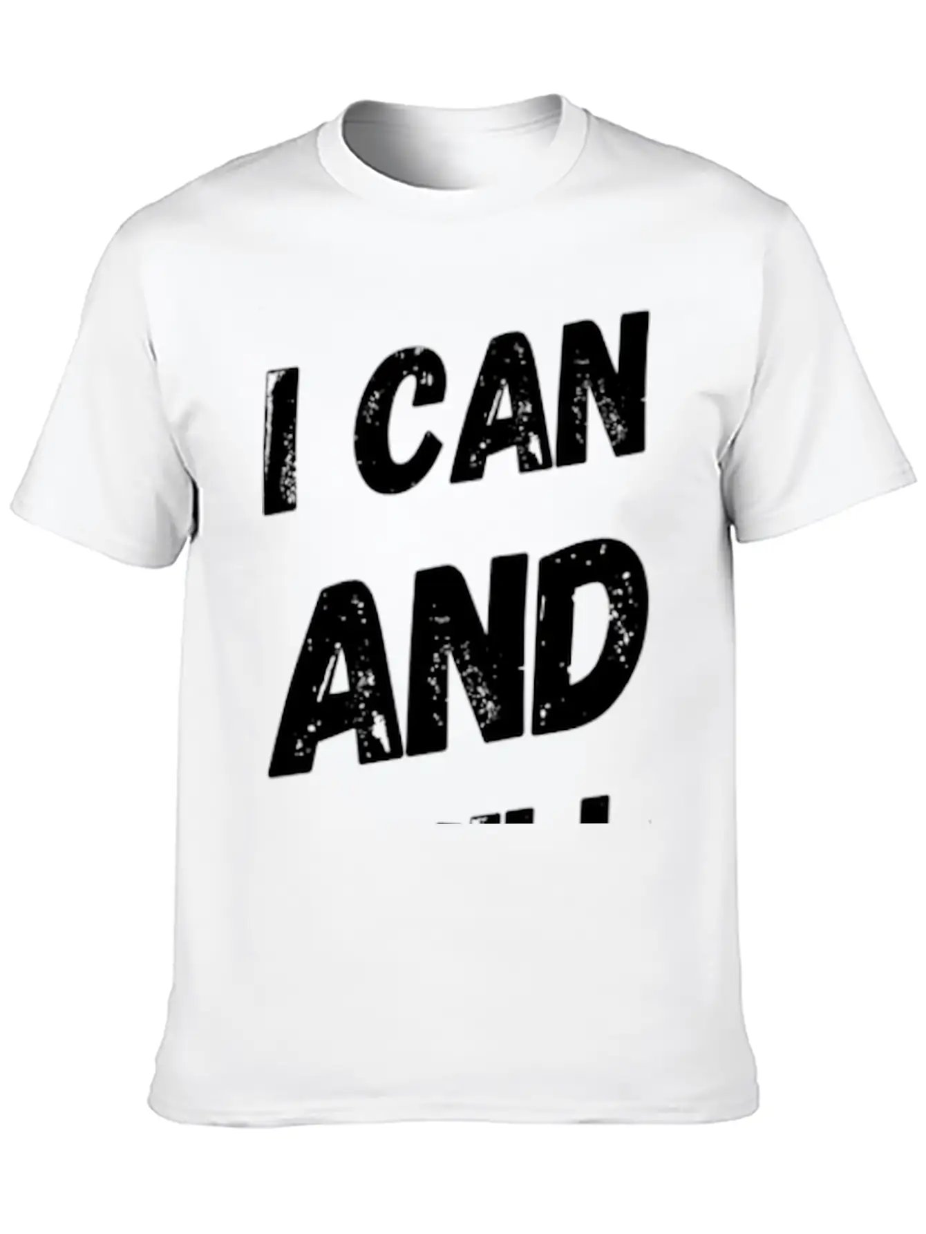 I Can And I Will Watch Me Motivation Quote Classic Cotton Tee – Unisex Comfort For Any Season