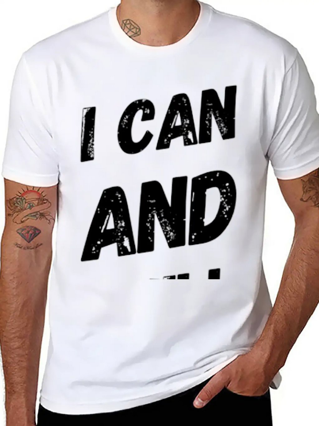 I Can And I Will Watch Me Motivation Quote Classic Cotton Tee – Unisex Comfort For Any Season