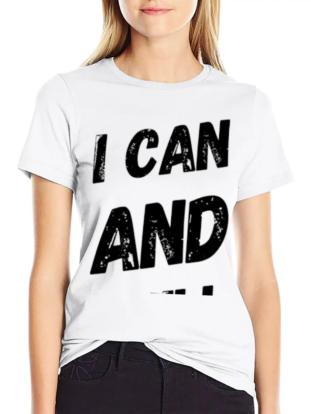 I Can And I Will Watch Me Motivation Quote Classic Cotton Tee – Unisex Comfort For Any Season