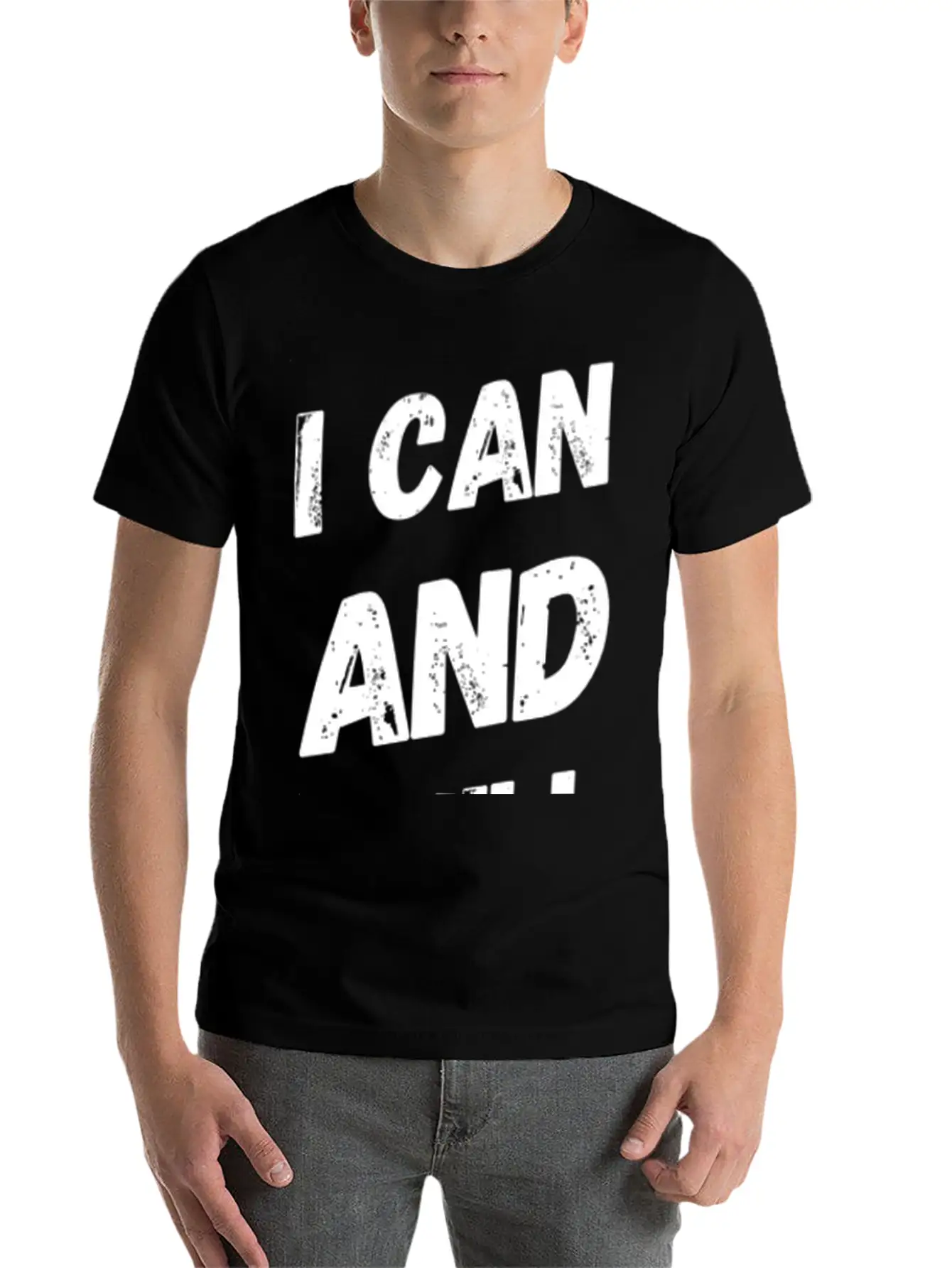 I Can And I Will Watch Me Motivation Quote Classic Cotton Tee – Unisex Comfort For Any Season