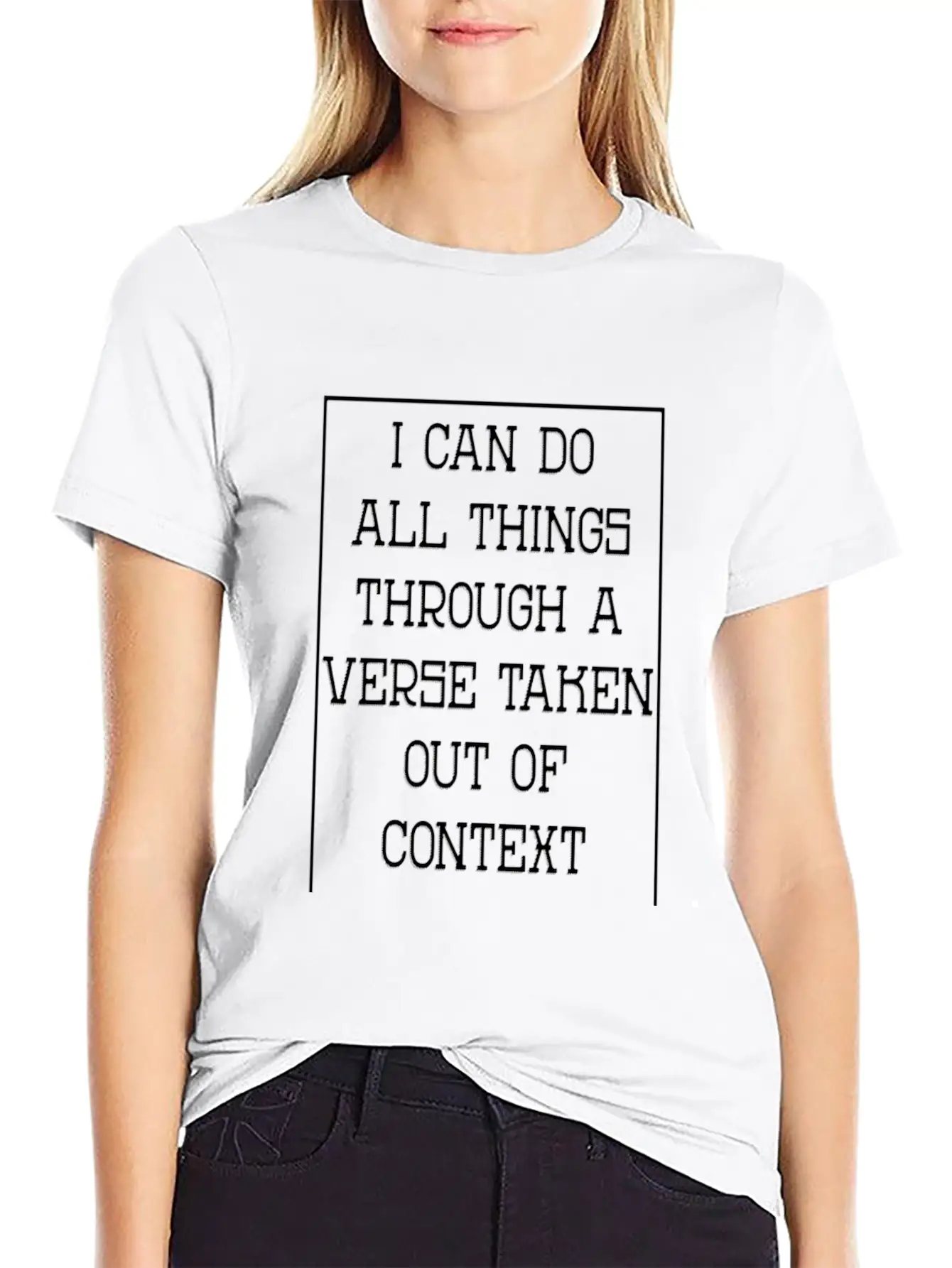 I Can Do All Things Through A Verse Taken Gift Breathable Graphic T-Shirt – Perfect For Casual Days