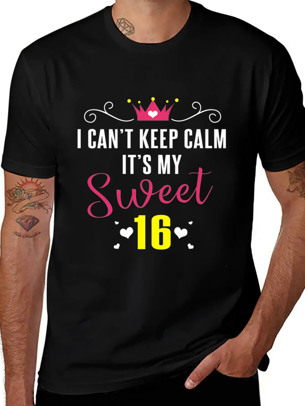 I Can'T Keep Calm It'S My Sweet 16 For Essential Cotton Tee For Daily Outfits – Unisex Style