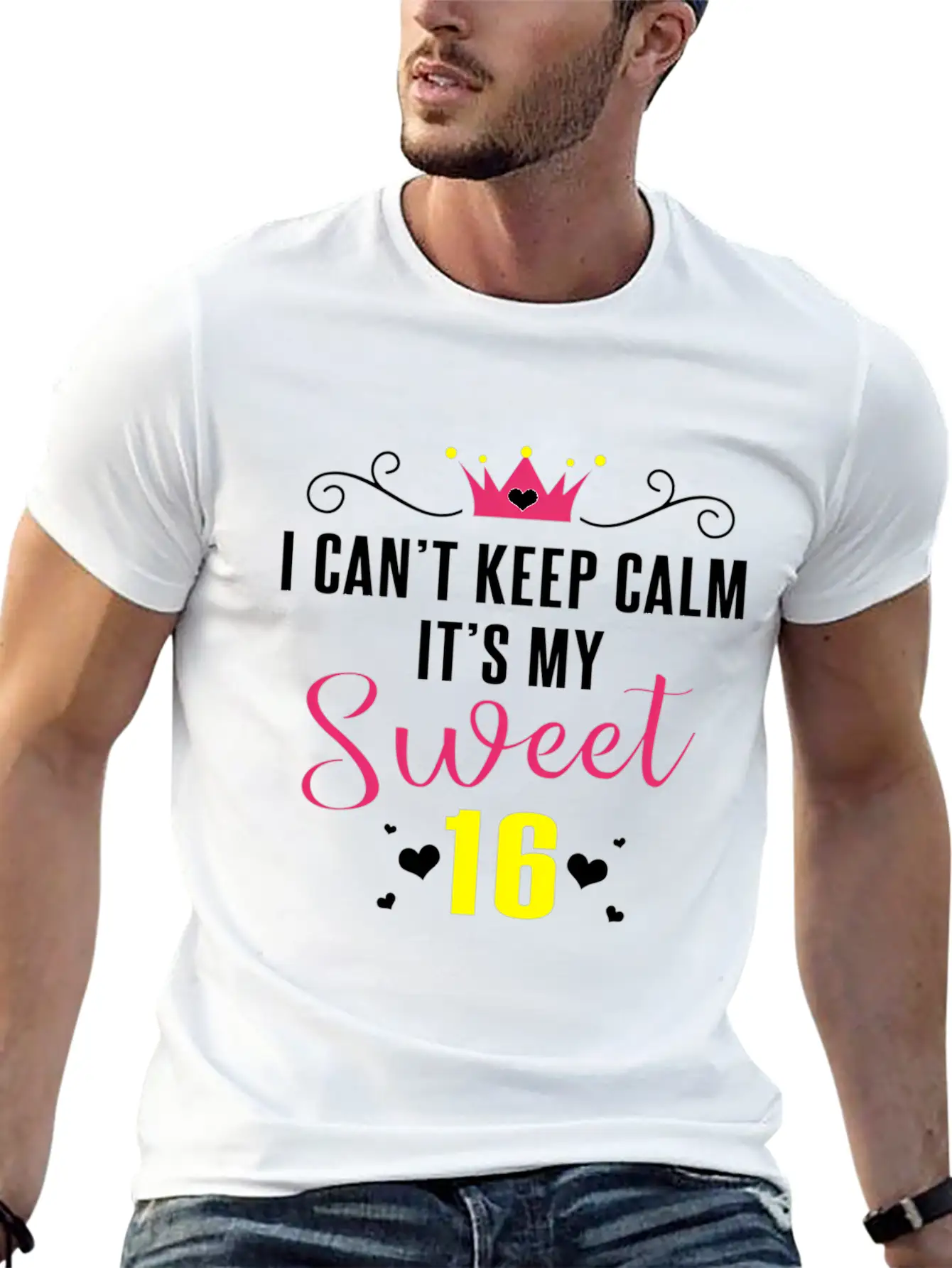 I Can'T Keep Calm It'S My Sweet 16 For Essential Cotton Tee For Daily Outfits – Unisex Style