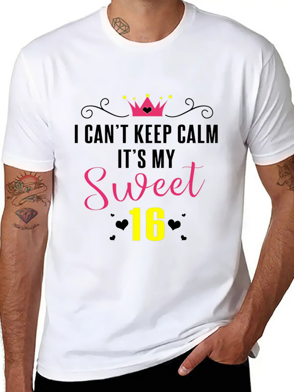 I Can'T Keep Calm It'S My Sweet 16 For Essential Cotton Tee For Daily Outfits – Unisex Style