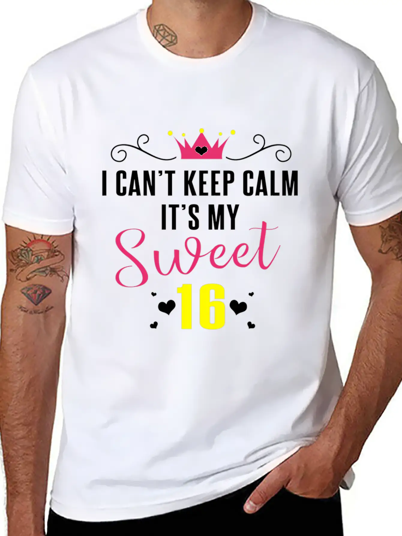 I Can'T Keep Calm It'S My Sweet 16 For Essential Cotton Tee For Daily Outfits – Unisex Style
