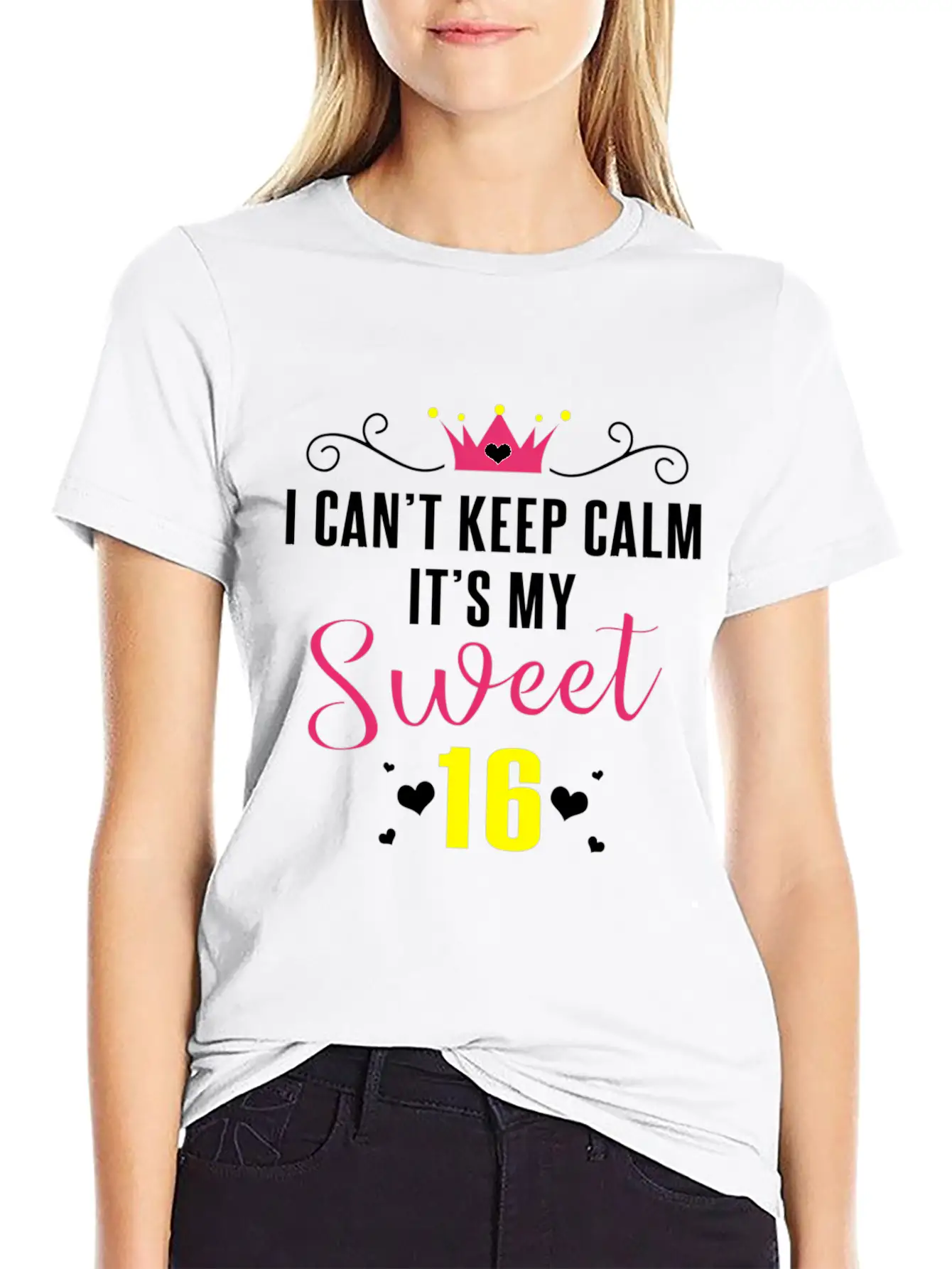 I Can'T Keep Calm It'S My Sweet 16 For Essential Cotton Tee For Daily Outfits – Unisex Style