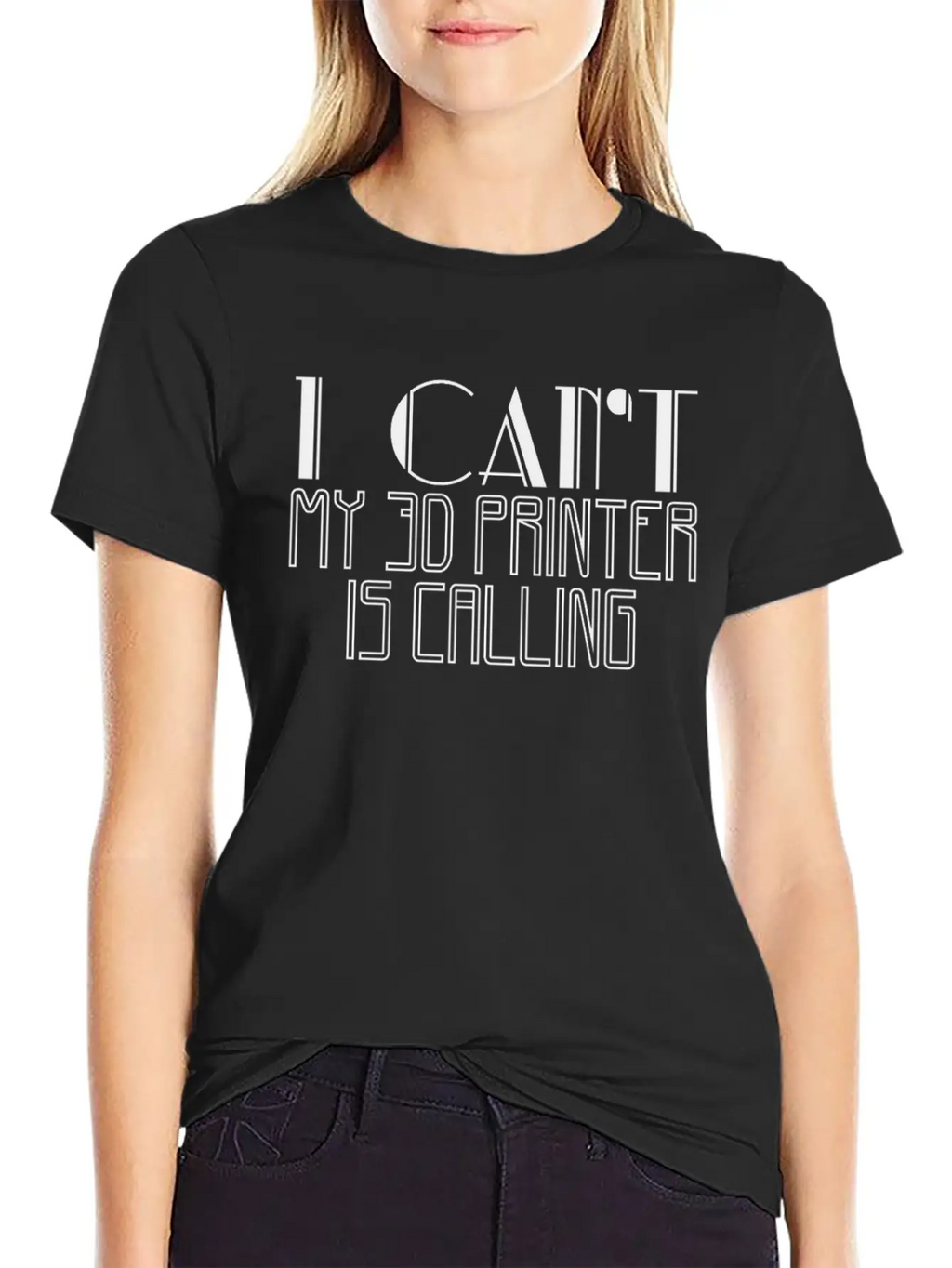 I Can't My 3D Printer Is Calling | Saying Printing Stylish Everyday T-Shirt – Unisex Basic Cotton Tee