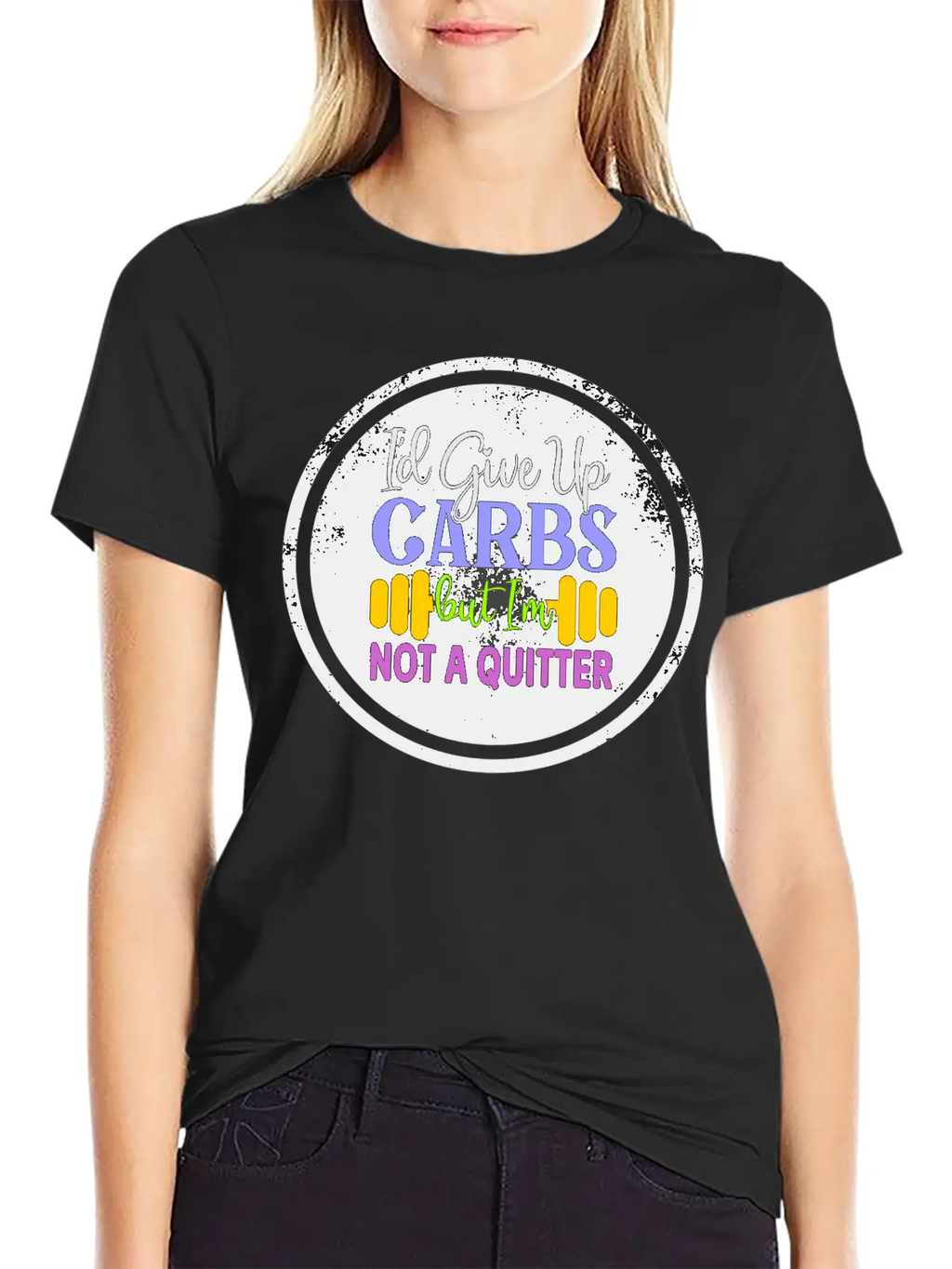 I D Give Up Carbs But I M Not A Quitter Stylish Everyday T-Shirt – Unisex Basic Cotton Tee