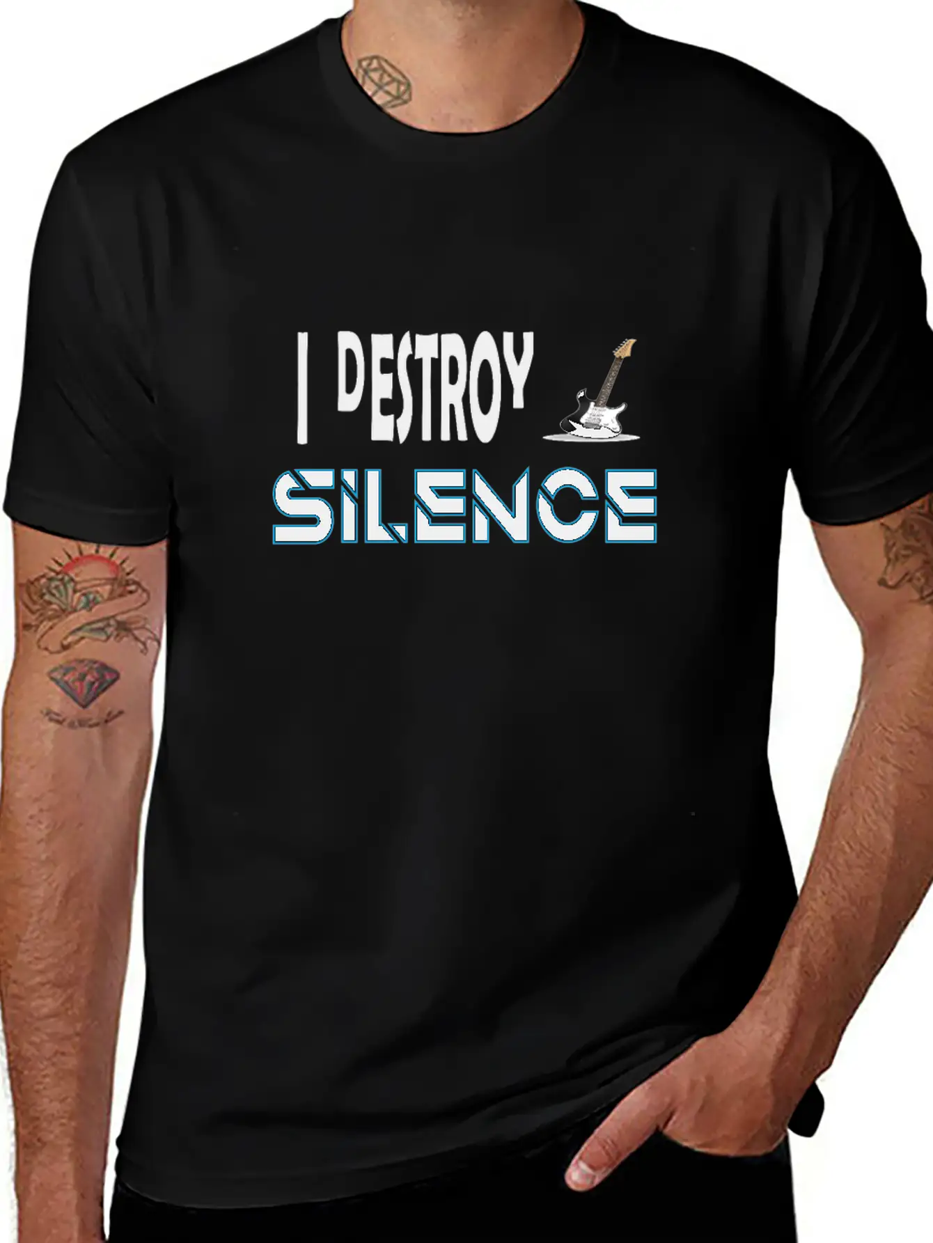 I DESTROY SILENCE Relaxed Everyday Tee – Lightweight And Durable Cotton