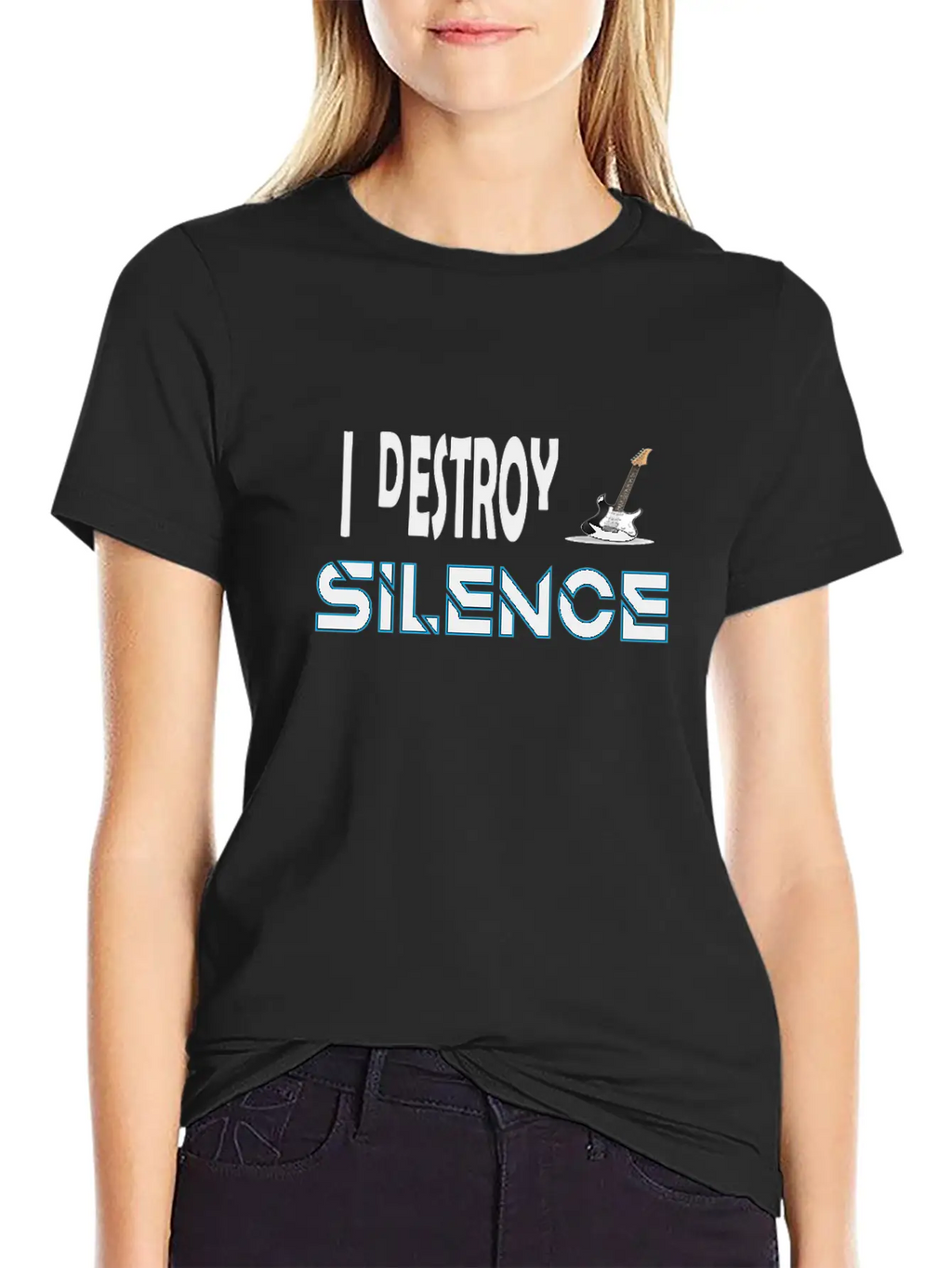 I DESTROY SILENCE Relaxed Everyday Tee – Lightweight And Durable Cotton