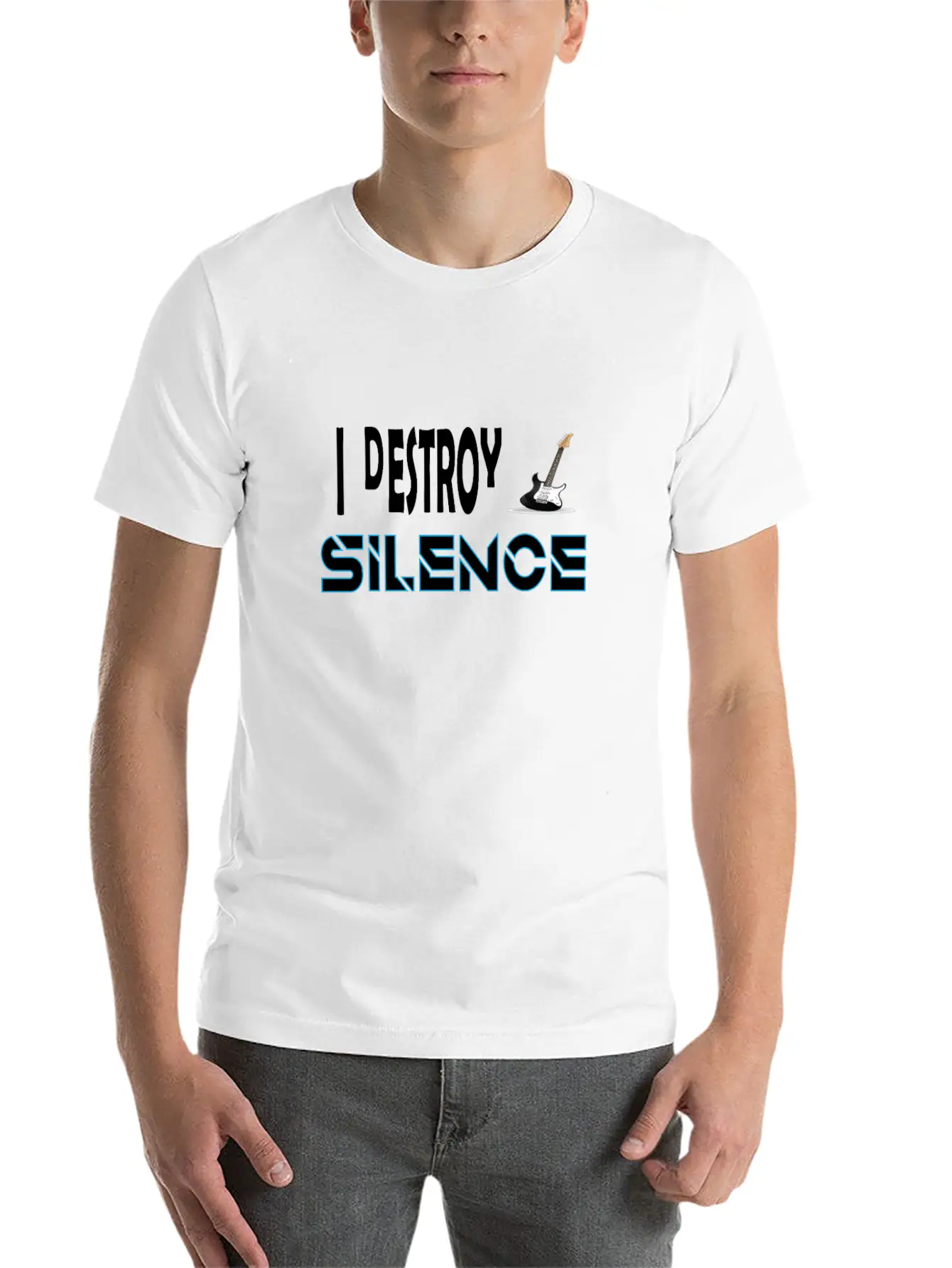 I DESTROY SILENCE Relaxed Everyday Tee – Lightweight And Durable Cotton