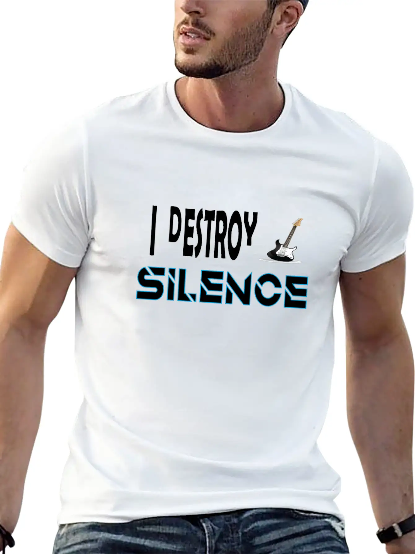 I DESTROY SILENCE Relaxed Everyday Tee – Lightweight And Durable Cotton
