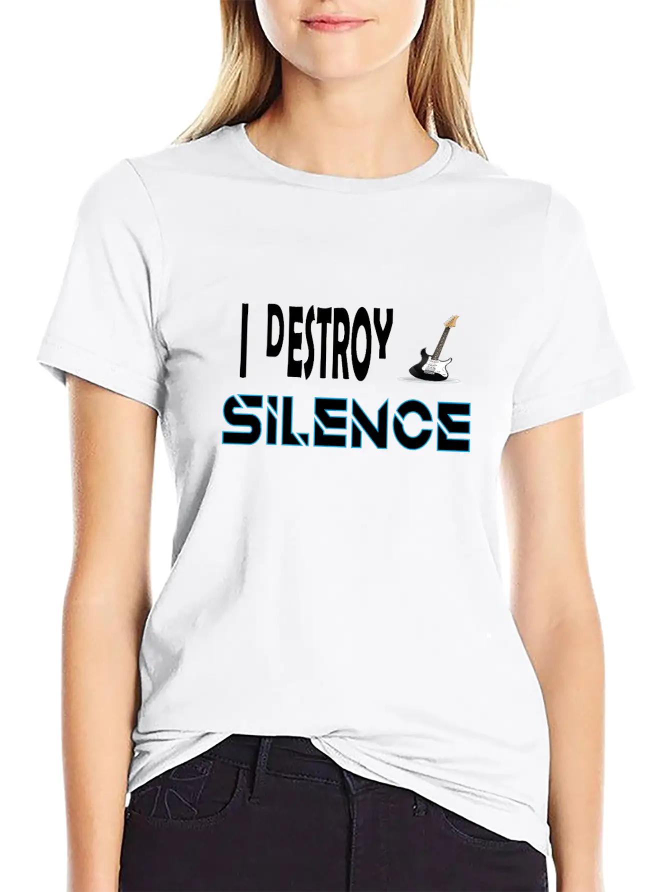 I DESTROY SILENCE Relaxed Everyday Tee – Lightweight And Durable Cotton