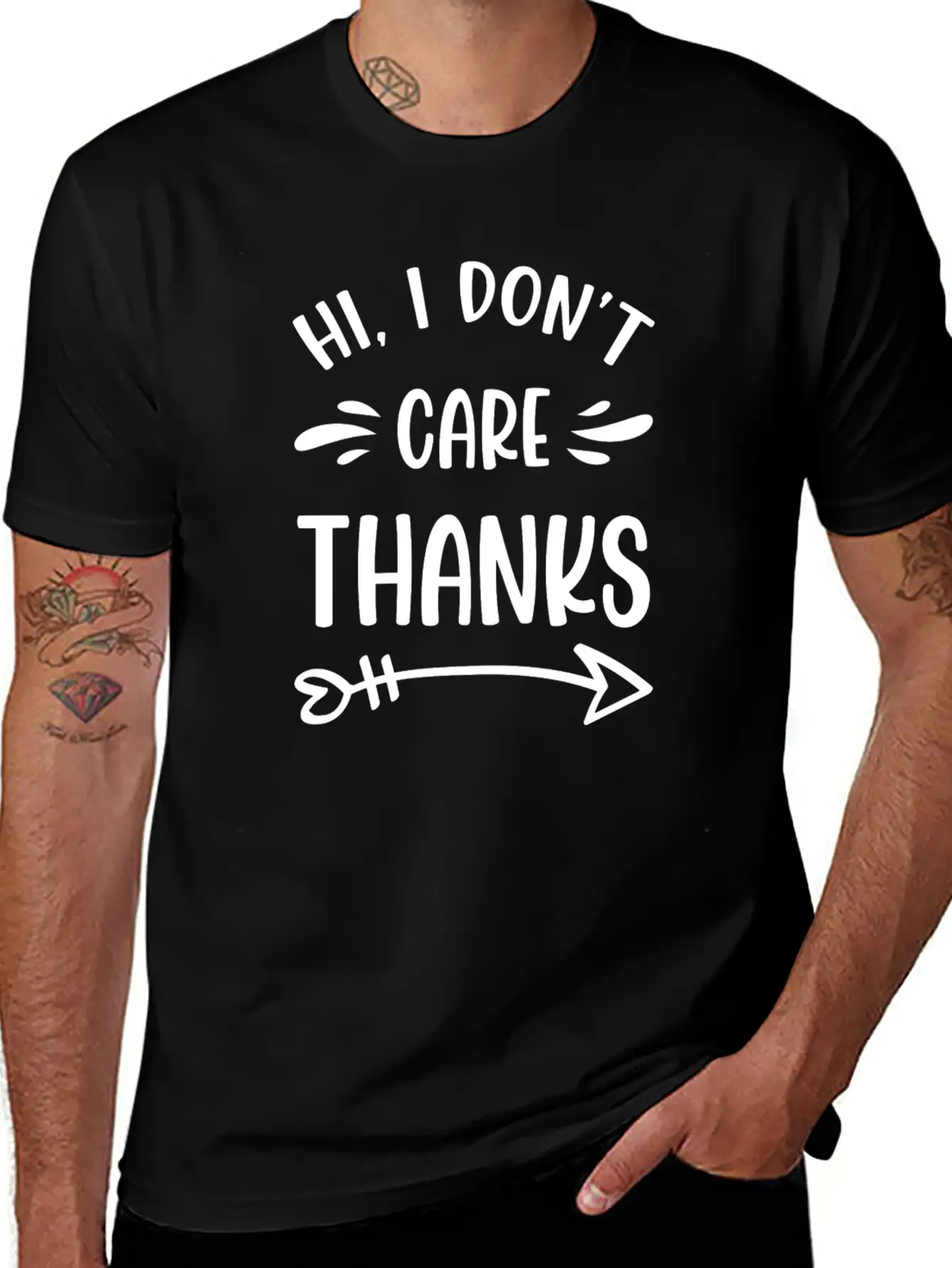 I Don't Care Indifferent Special Attitude Essential Cotton Tee For Daily Outfits – Unisex Style