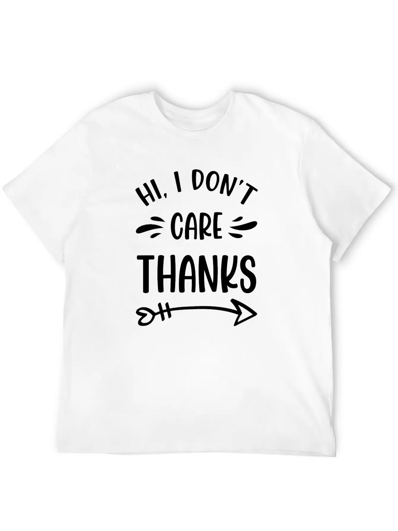 I Don't Care Indifferent Special Attitude Essential Cotton Tee For Daily Outfits – Unisex Style