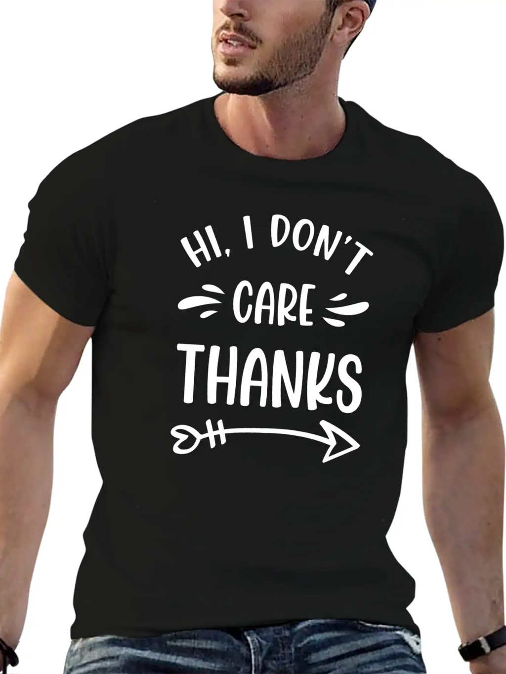 I Don't Care Indifferent Special Attitude Essential Cotton Tee For Daily Outfits – Unisex Style