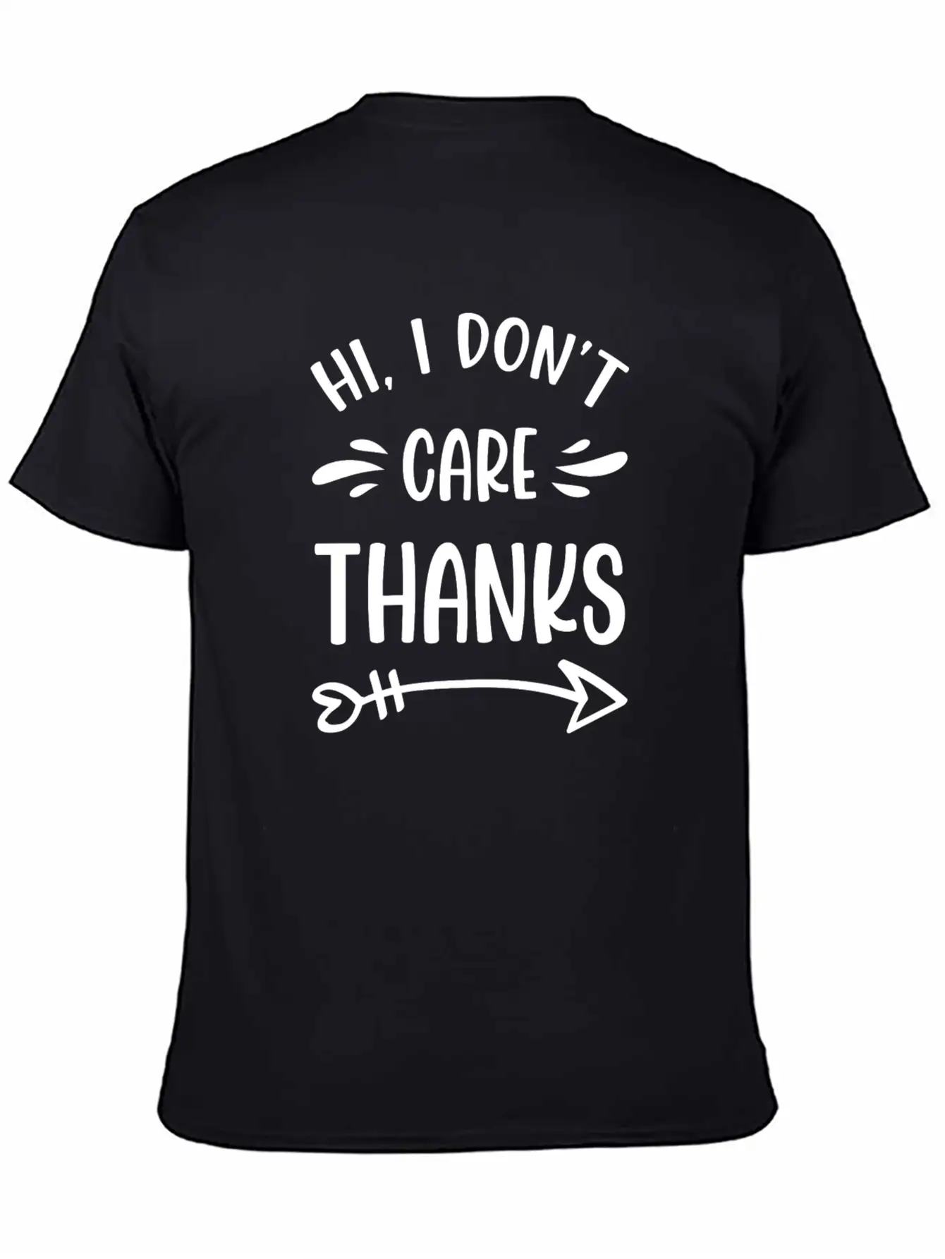I Don't Care Indifferent Special Attitude Essential Cotton Tee For Daily Outfits – Unisex Style