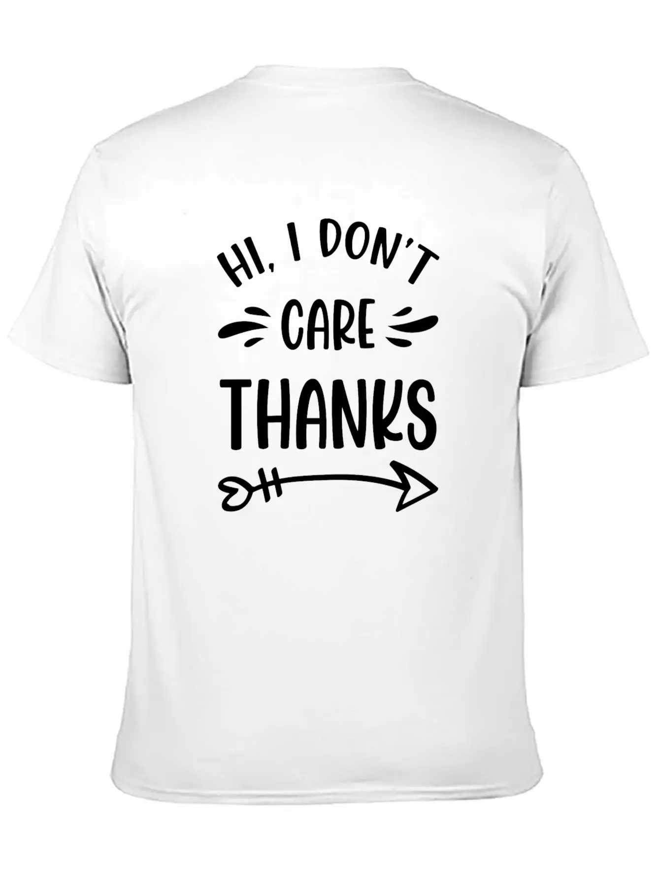 I Don't Care Indifferent Special Attitude Essential Cotton Tee For Daily Outfits – Unisex Style