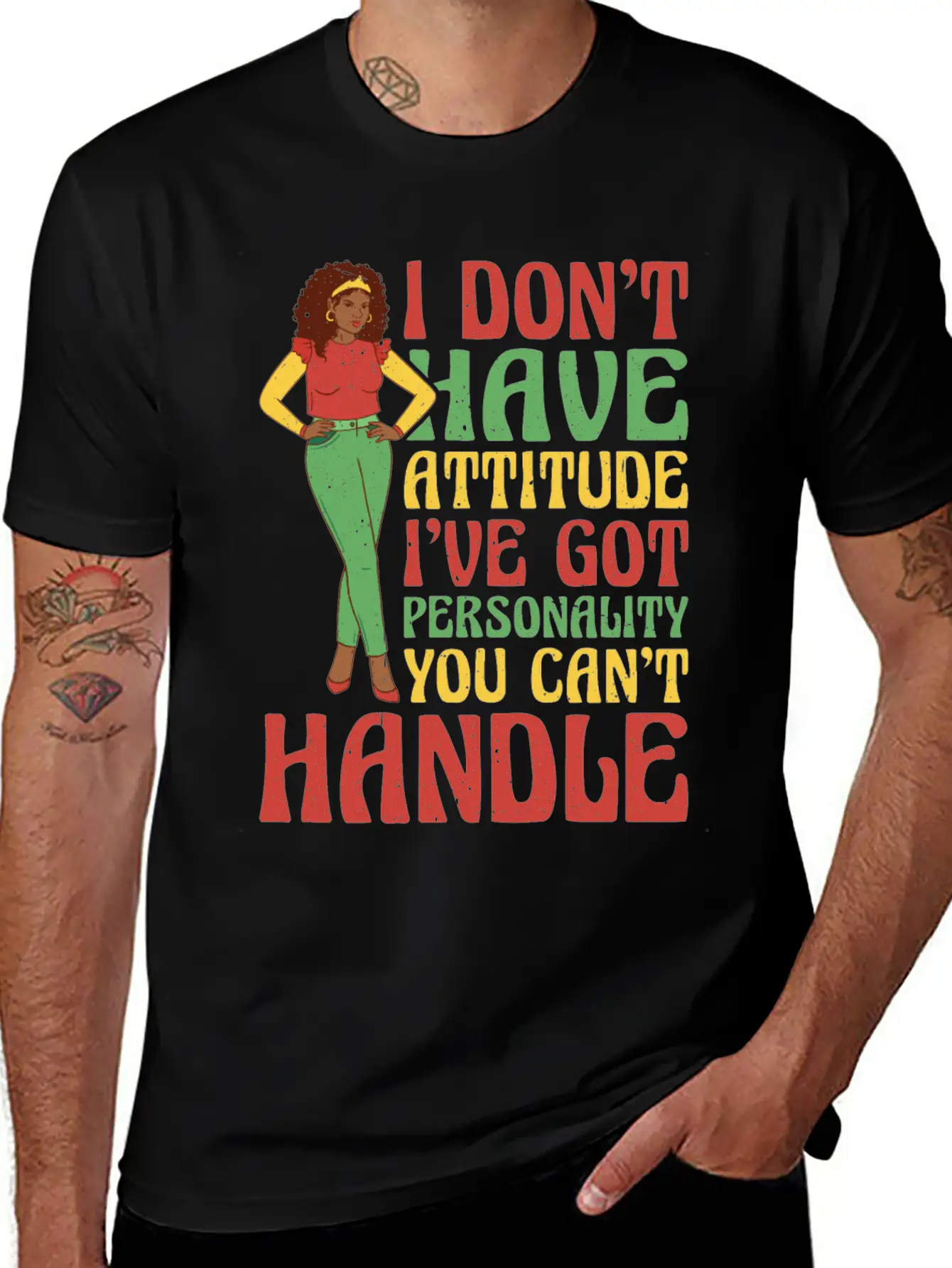 I Don't Have Attitude 13 Classic Cotton Tee – Unisex Comfort For Any Season