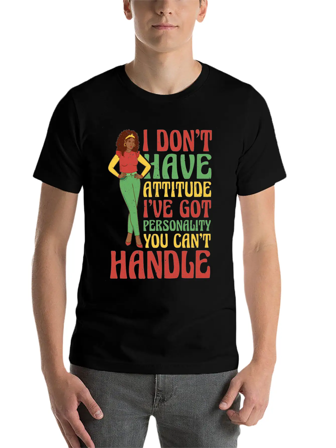 I Don't Have Attitude 13 Classic Cotton Tee – Unisex Comfort For Any Season