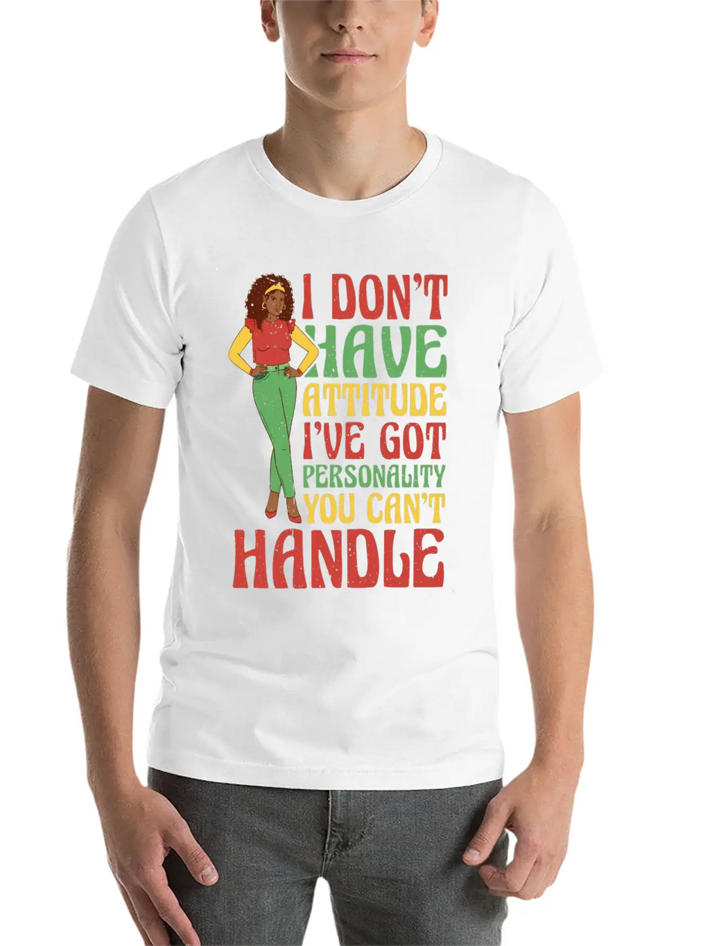 I Don't Have Attitude 13 Classic Cotton Tee – Unisex Comfort For Any Season