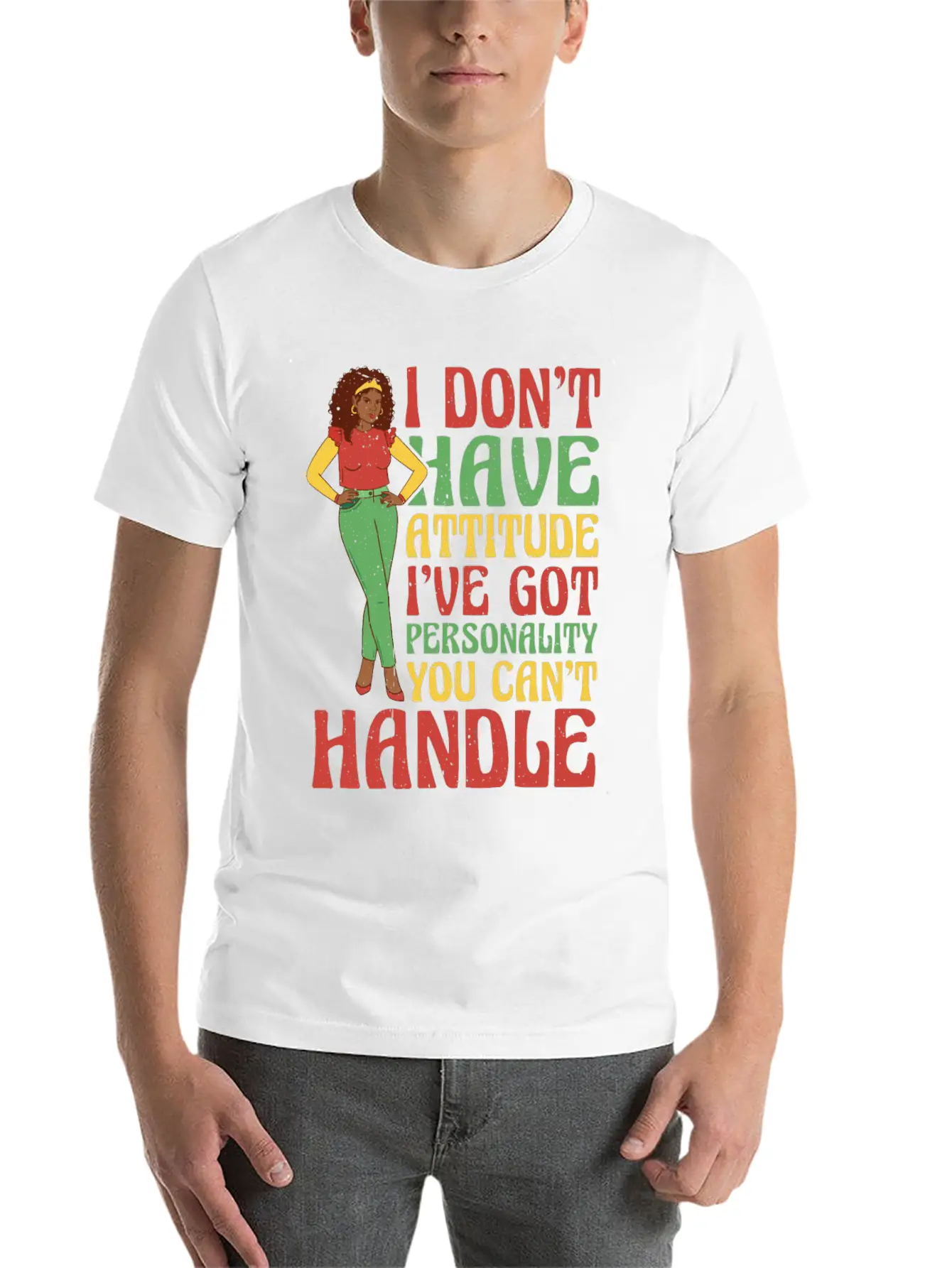 I Don't Have Attitude 13 Classic Cotton Tee – Unisex Comfort For Any Season