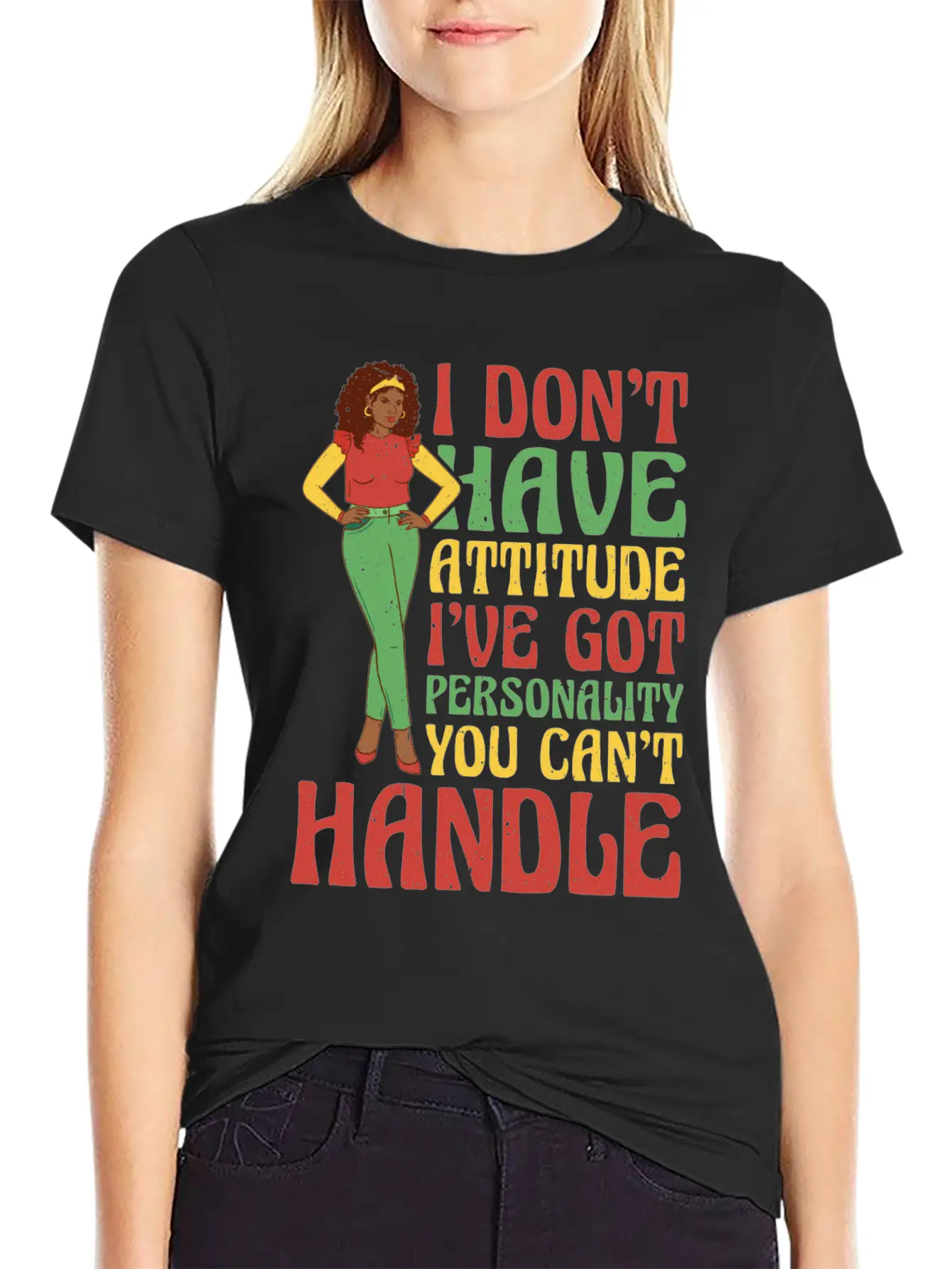 I Don't Have Attitude 13 Classic Cotton Tee – Unisex Comfort For Any Season