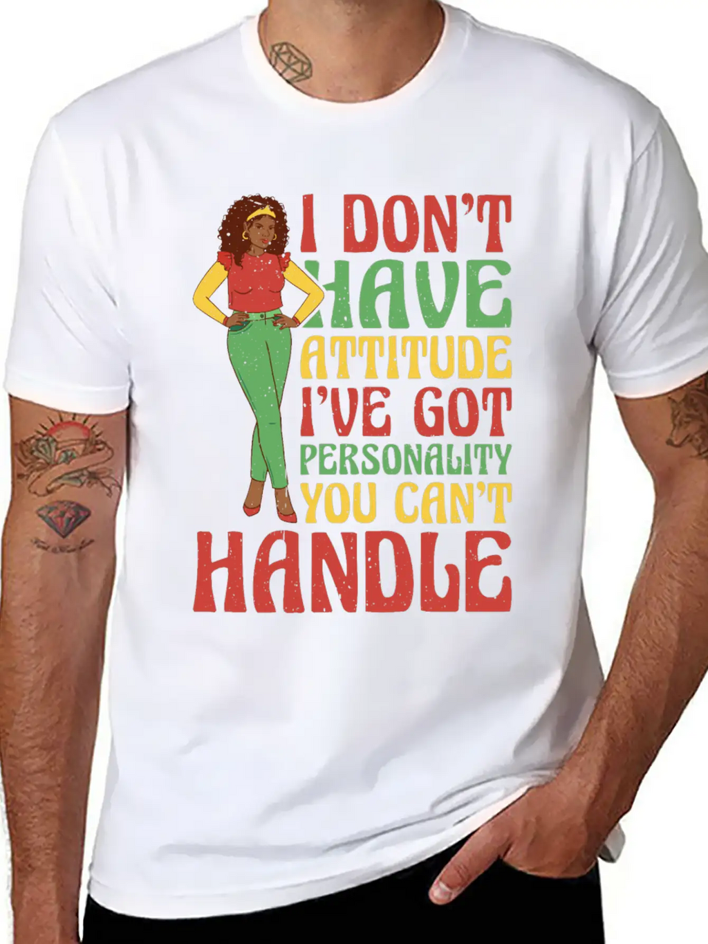 I Don't Have Attitude 13 Classic Cotton Tee – Unisex Comfort For Any Season