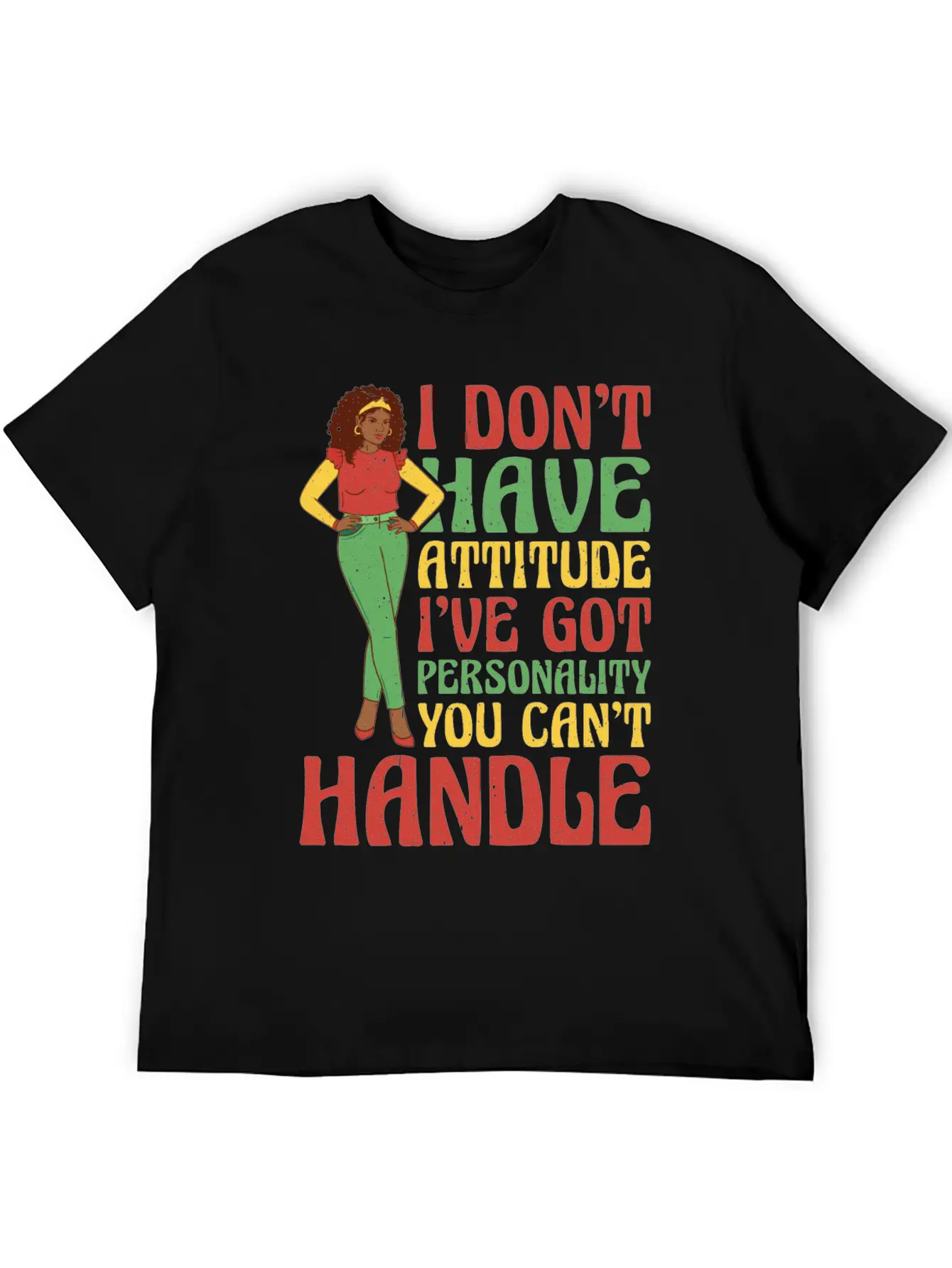 I Don't Have Attitude 13 Classic Cotton Tee – Unisex Comfort For Any Season