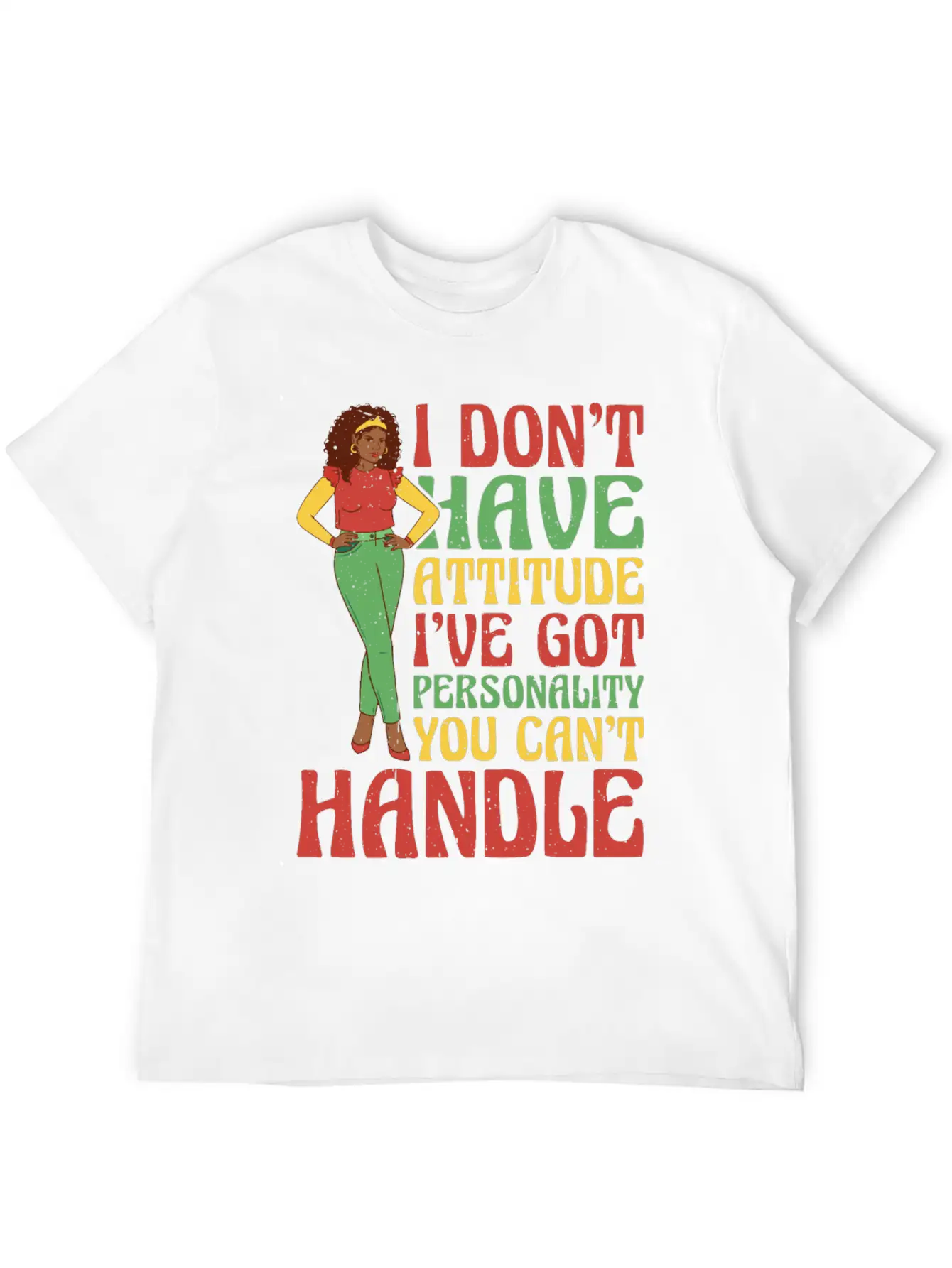 I Don't Have Attitude 13 Classic Cotton Tee – Unisex Comfort For Any Season