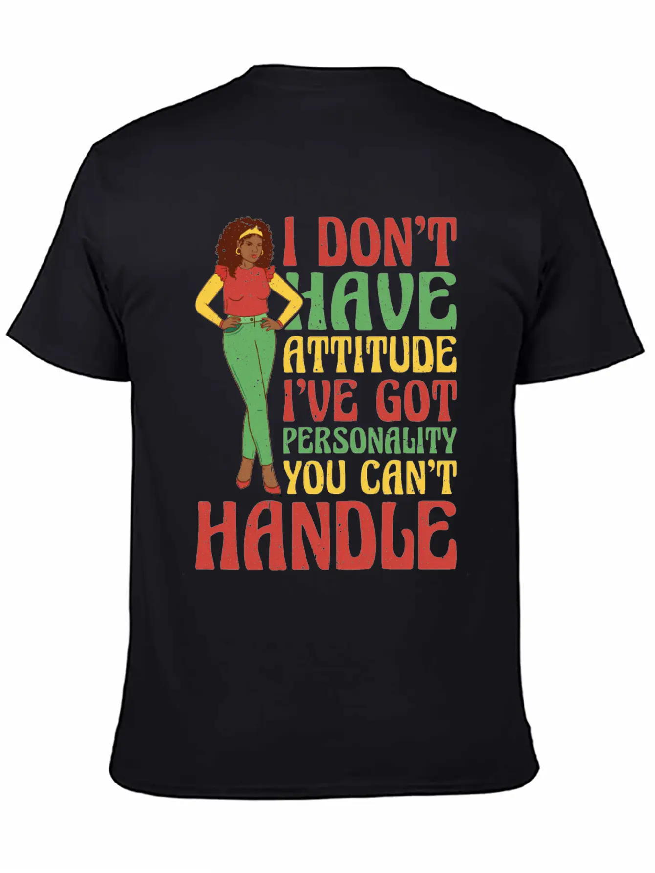 I Don't Have Attitude 13 Classic Cotton Tee – Unisex Comfort For Any Season