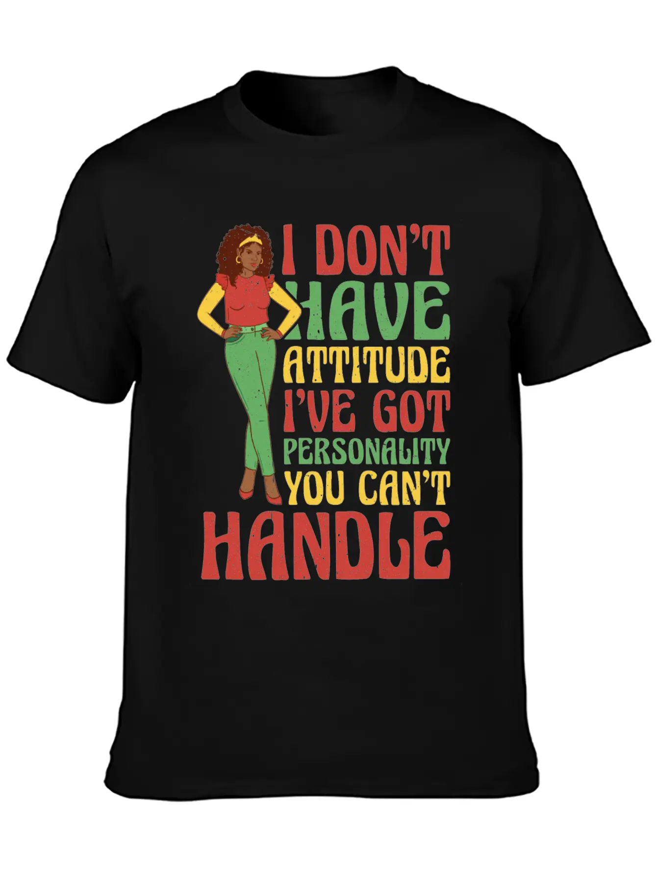 I Don't Have Attitude 13 Classic Cotton Tee – Unisex Comfort For Any Season