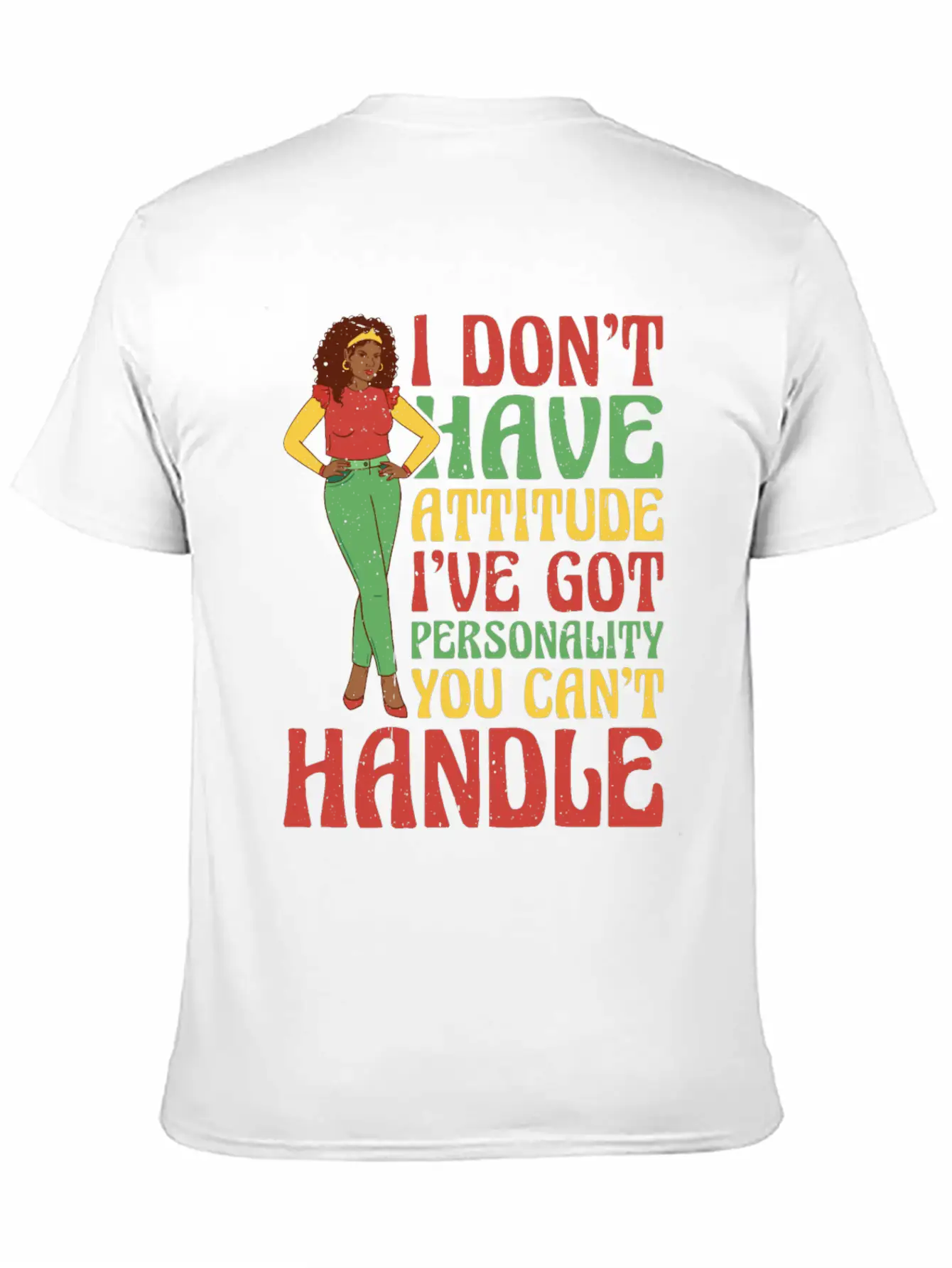 I Don't Have Attitude 13 Classic Cotton Tee – Unisex Comfort For Any Season
