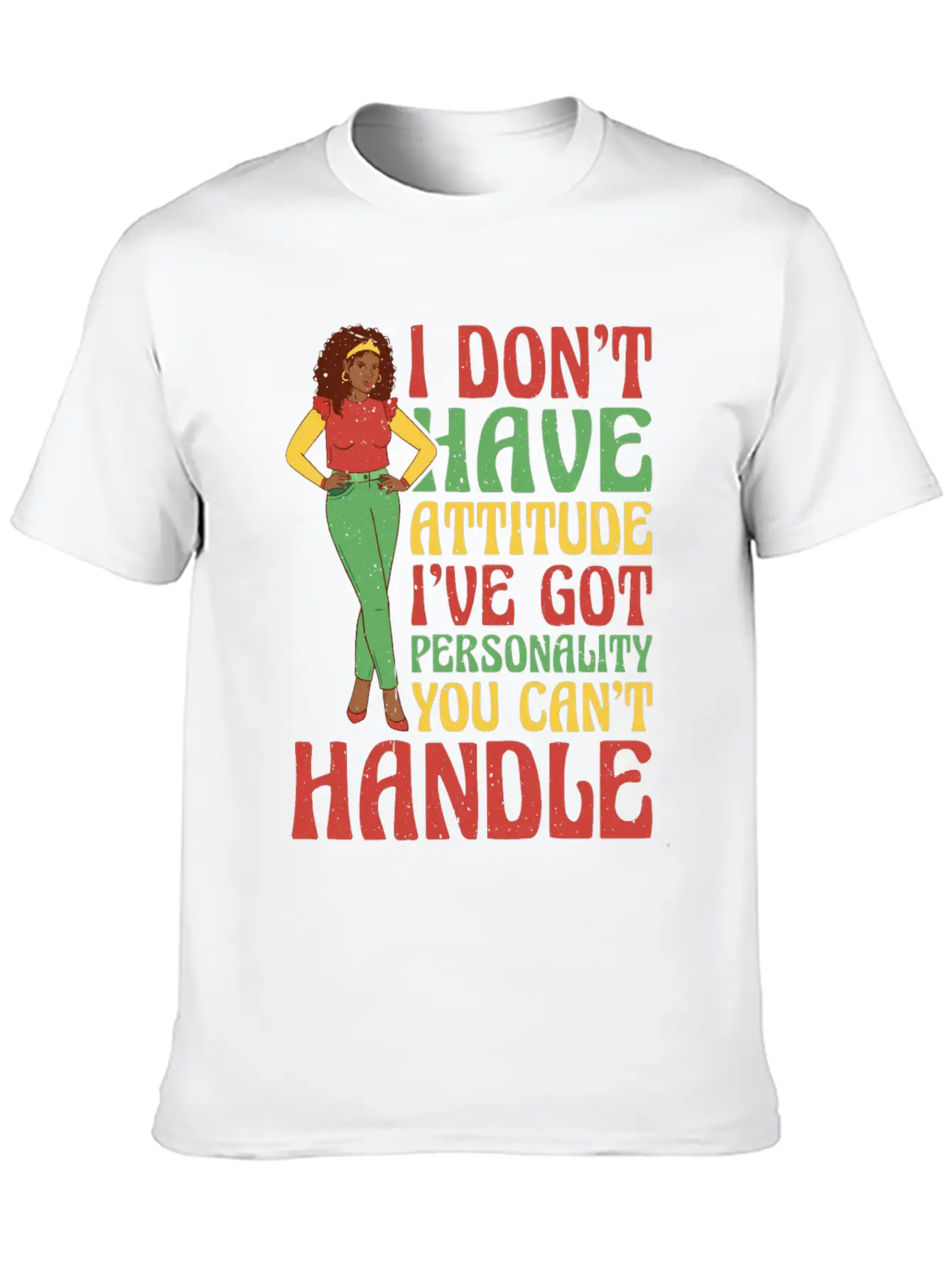 I Don't Have Attitude 13 Classic Cotton Tee – Unisex Comfort For Any Season