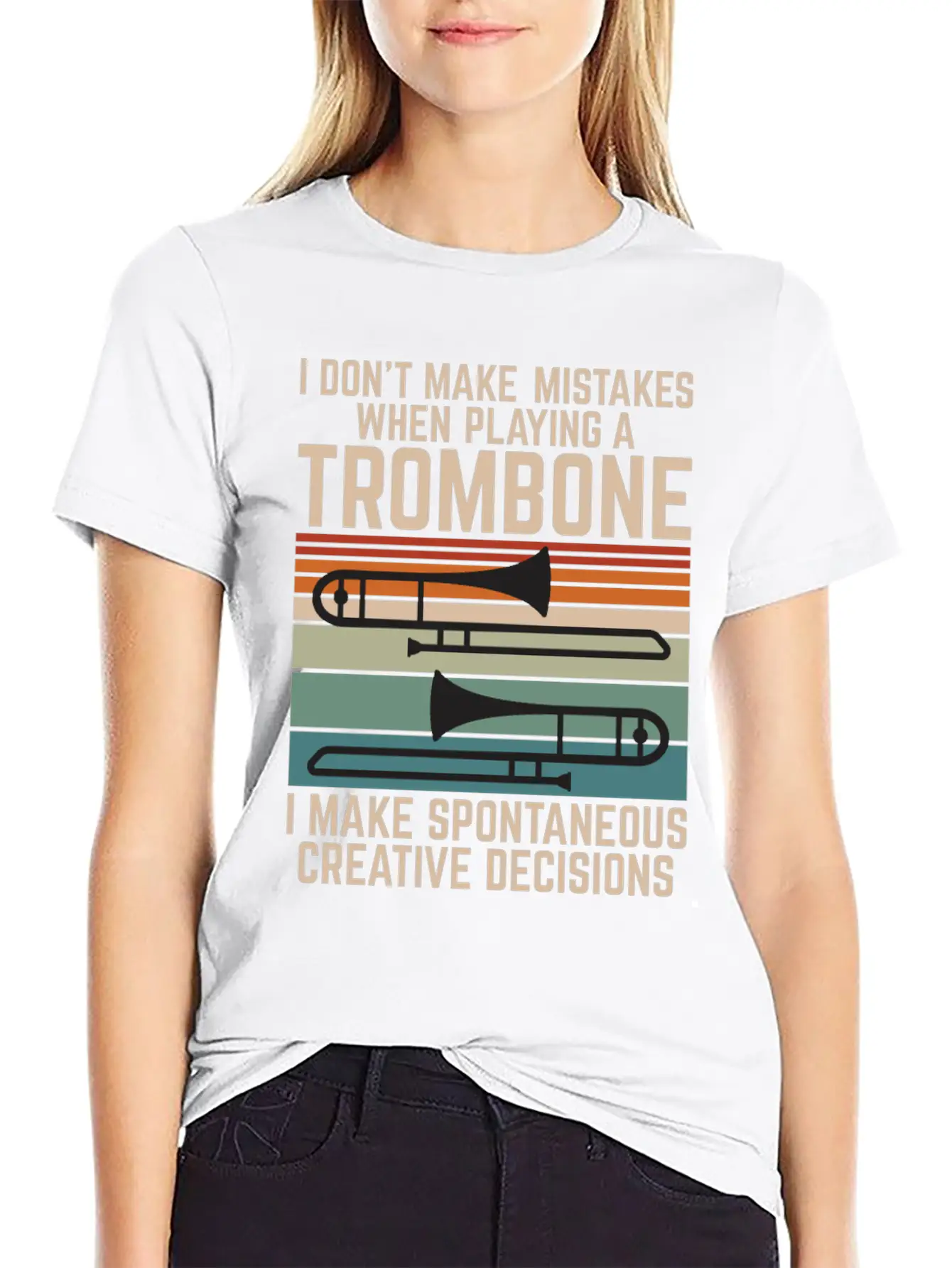 I Dont Make Mistakes When Playing A Trombone I Essential Cotton Tee For Daily Outfits – Unisex Style