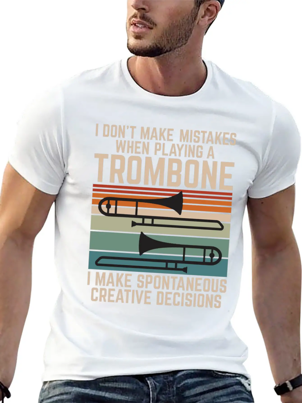 I Dont Make Mistakes When Playing A Trombone I Essential Cotton Tee For Daily Outfits – Unisex Style