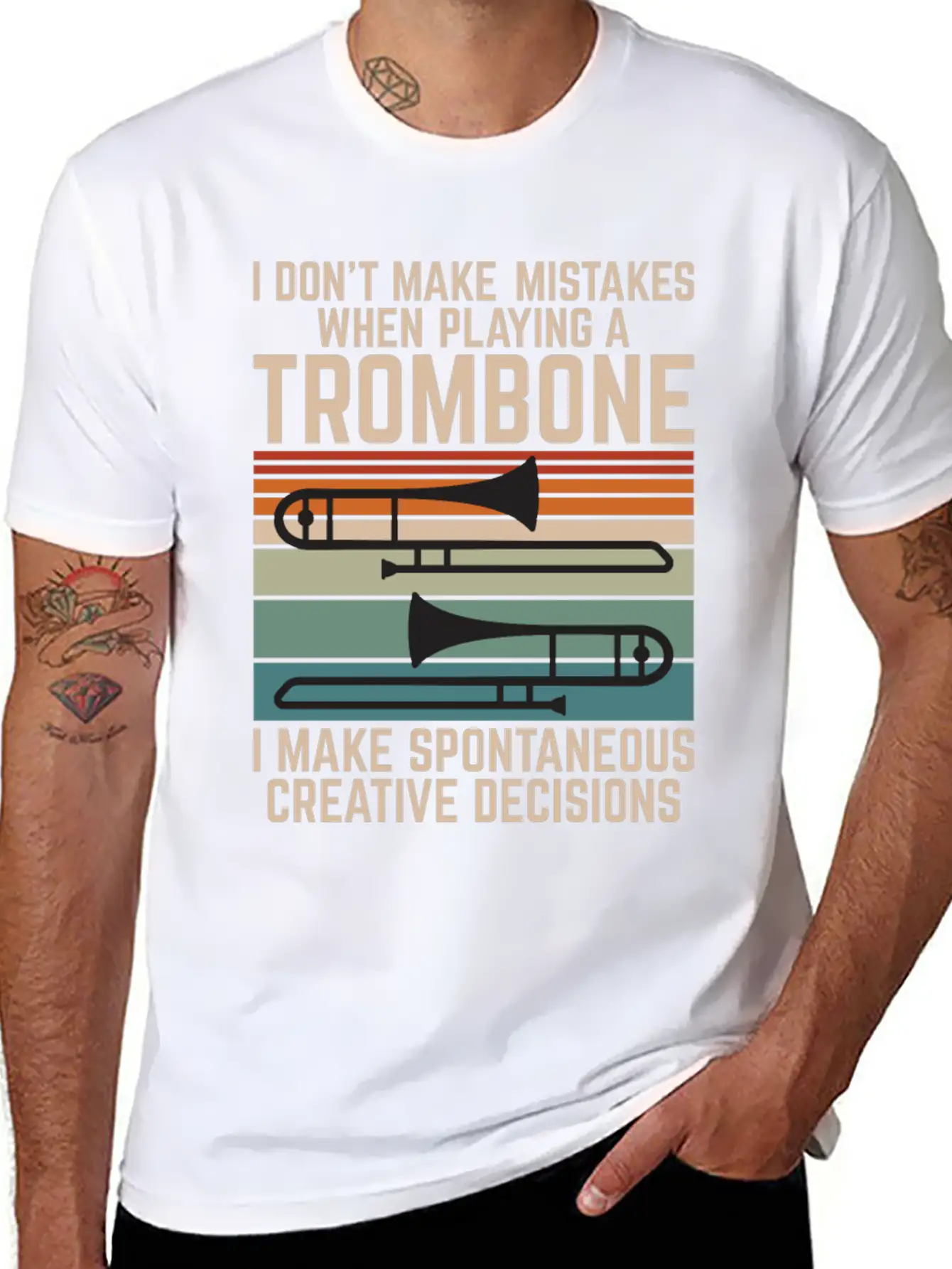I Dont Make Mistakes When Playing A Trombone I Essential Cotton Tee For Daily Outfits – Unisex Style