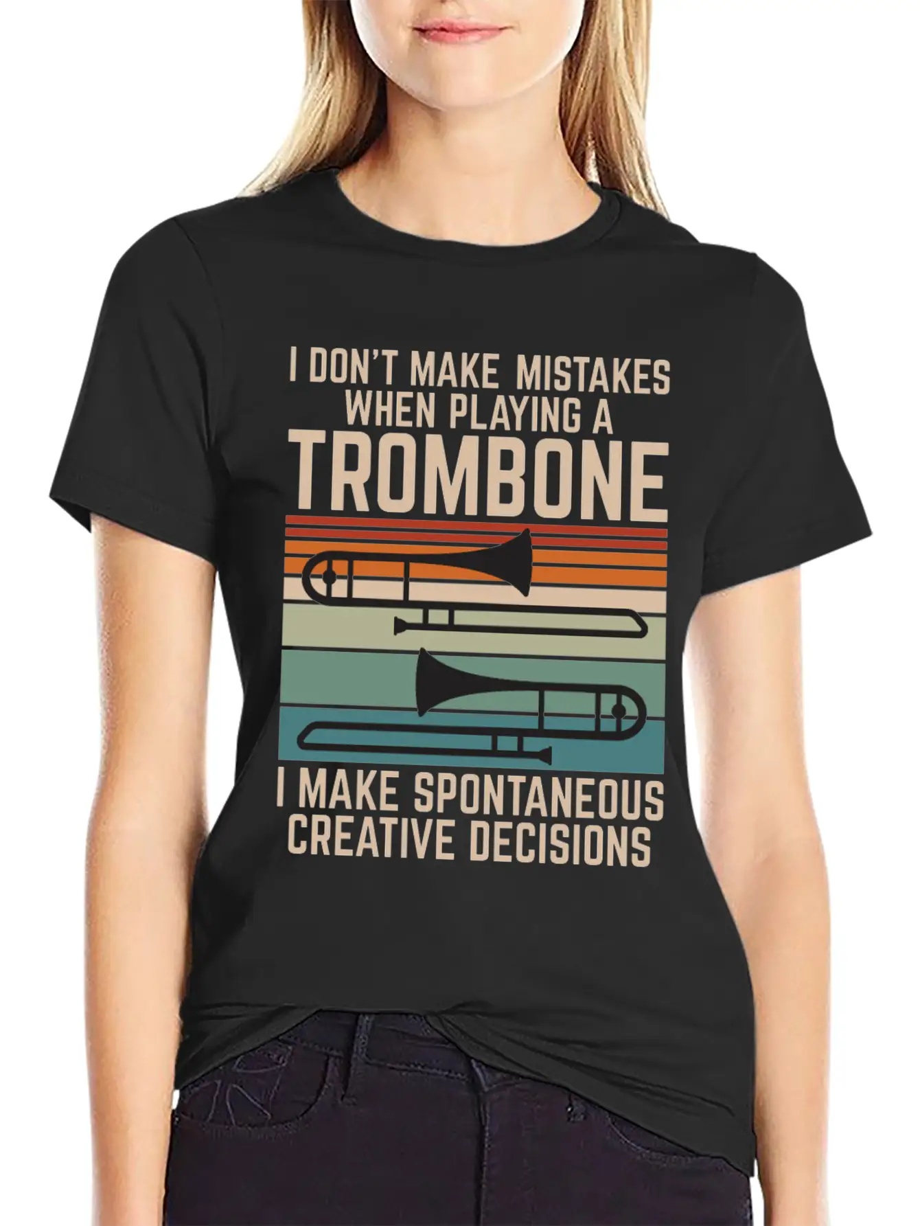 I Dont Make Mistakes When Playing A Trombone I Essential Cotton Tee For Daily Outfits – Unisex Style