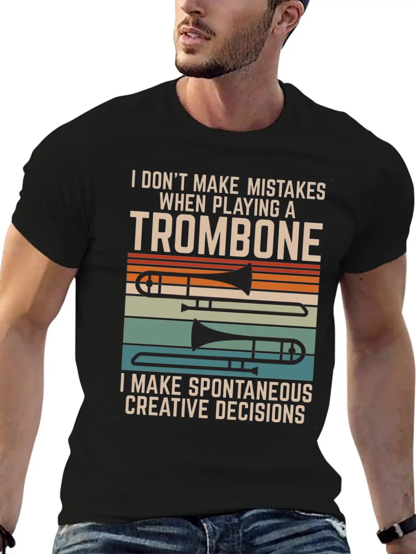 I Dont Make Mistakes When Playing A Trombone I Essential Cotton Tee For Daily Outfits – Unisex Style