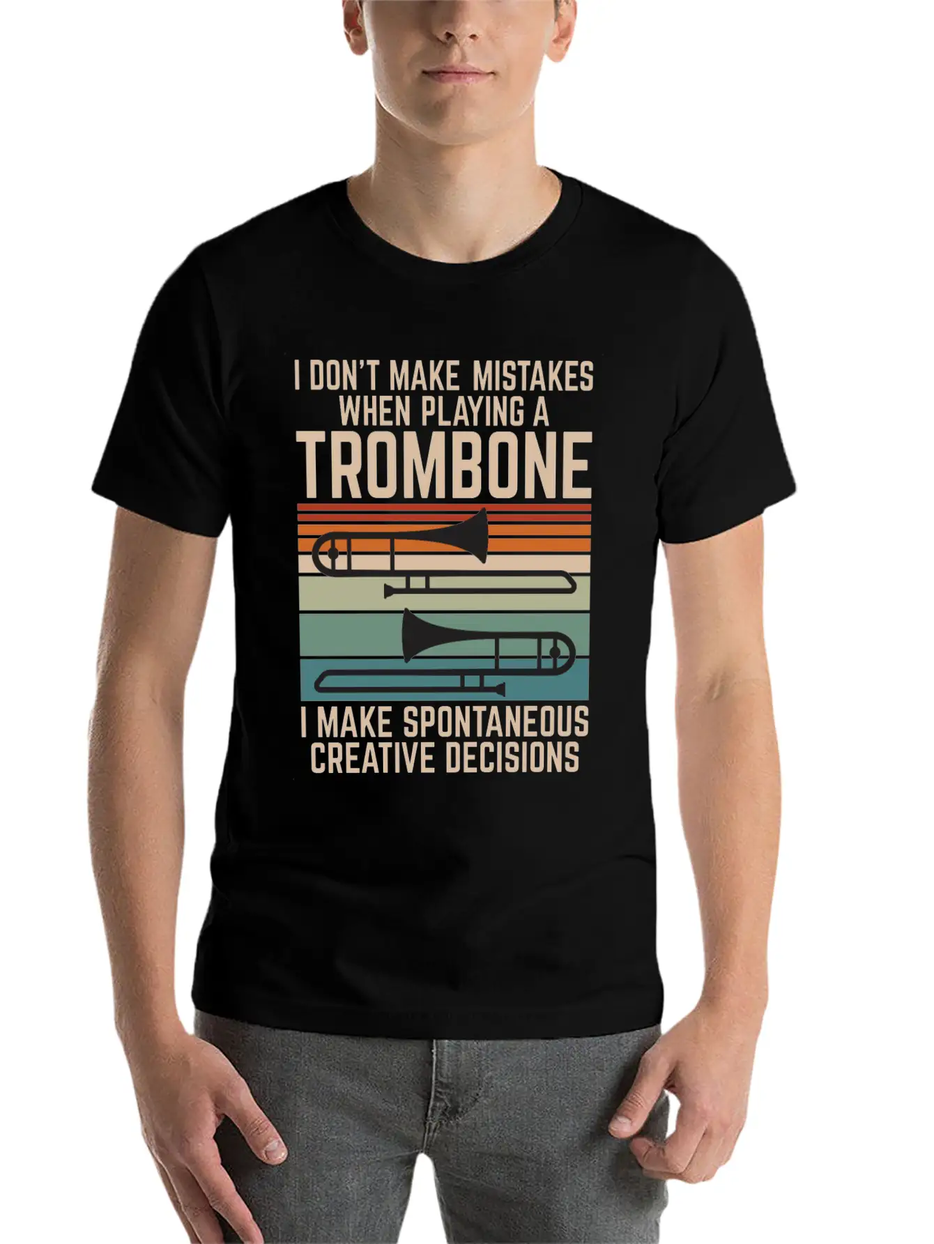 I Dont Make Mistakes When Playing A Trombone I Essential Cotton Tee For Daily Outfits – Unisex Style
